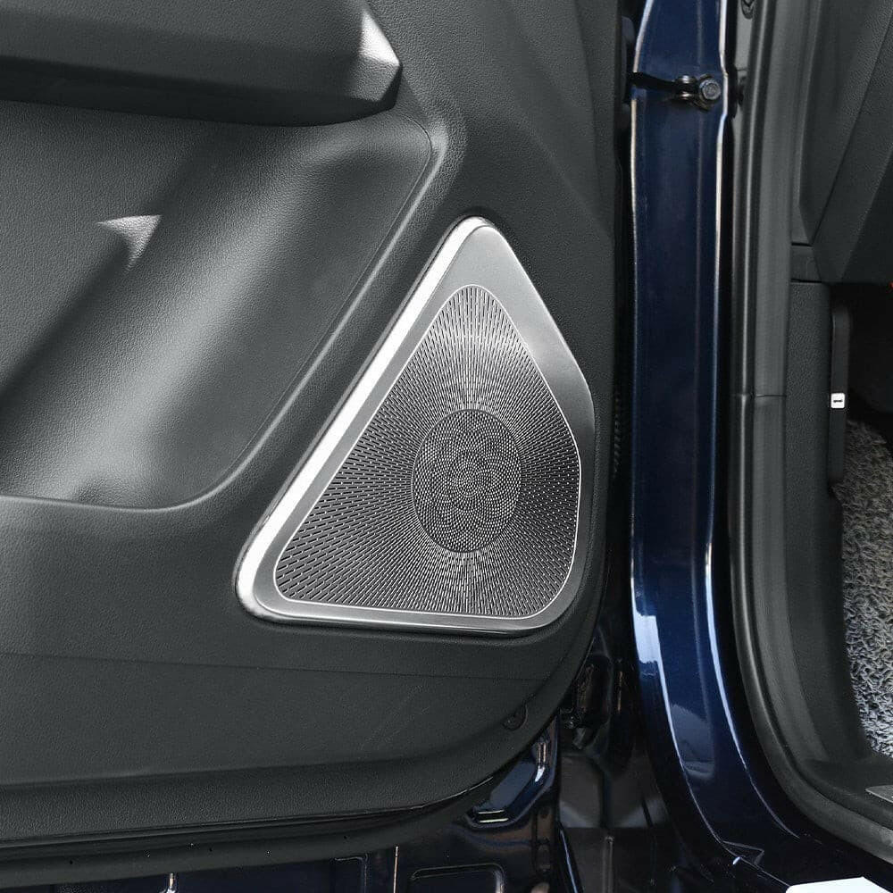 Stainless Steel Door Speaker Covers for KGM SsangYong Musso - Image 3