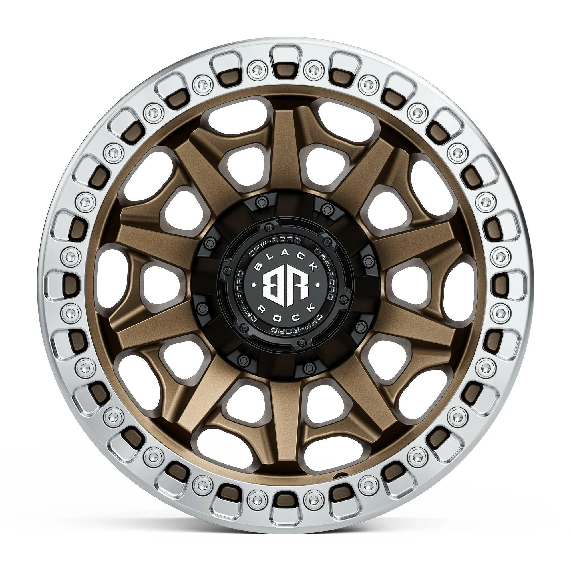 BLACK ROCK CAGE BEADLOCK DARK BRONZE 17X9 - Image 2
