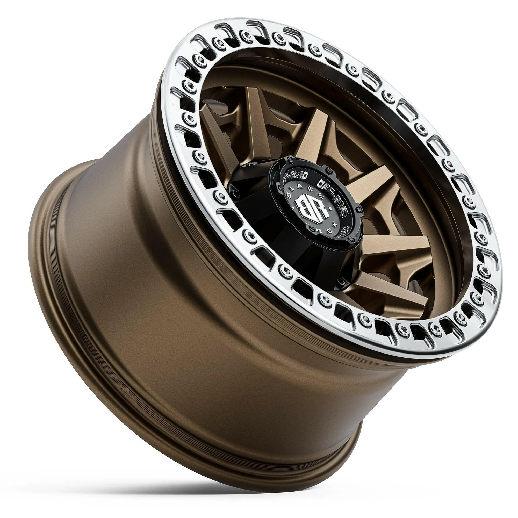BLACK ROCK CAGE BEADLOCK DARK BRONZE 17X9 - Image 3