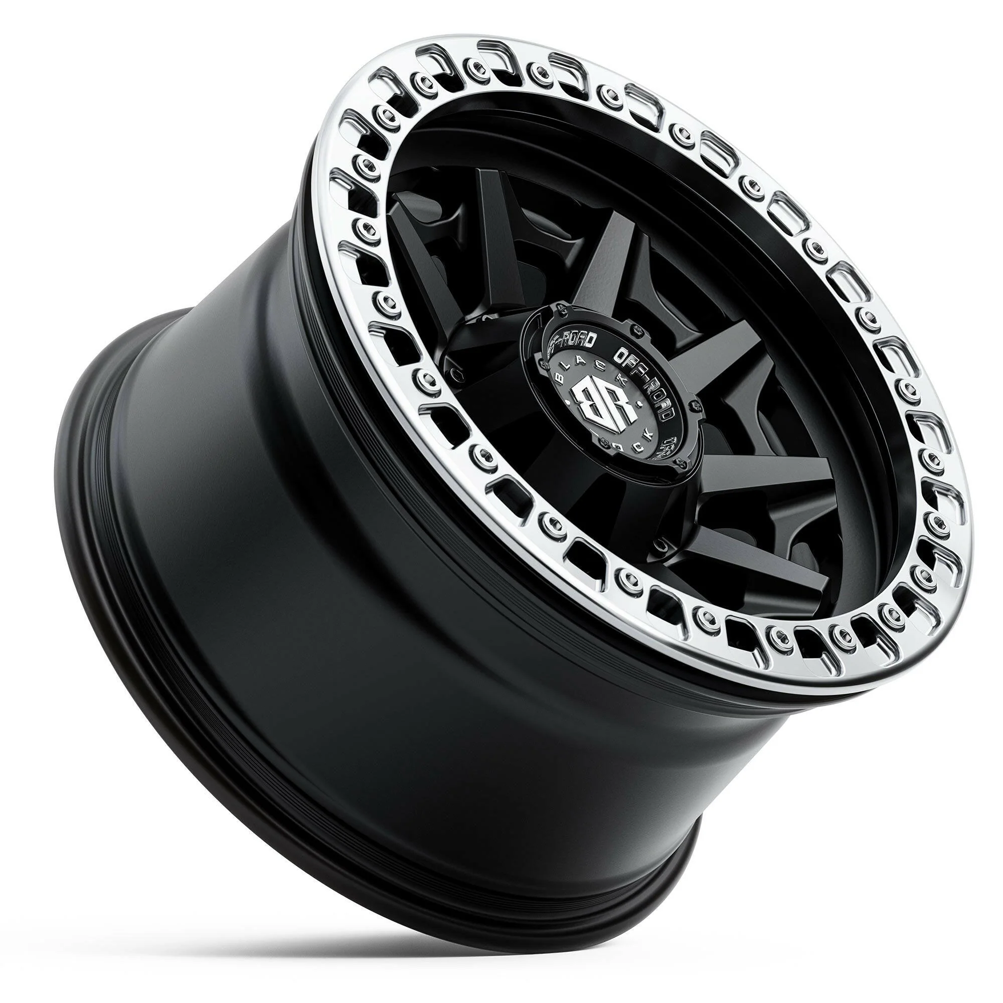 BLACK ROCK CAGE BEADLOCK SATIN BLACK 17X9 - Image 3