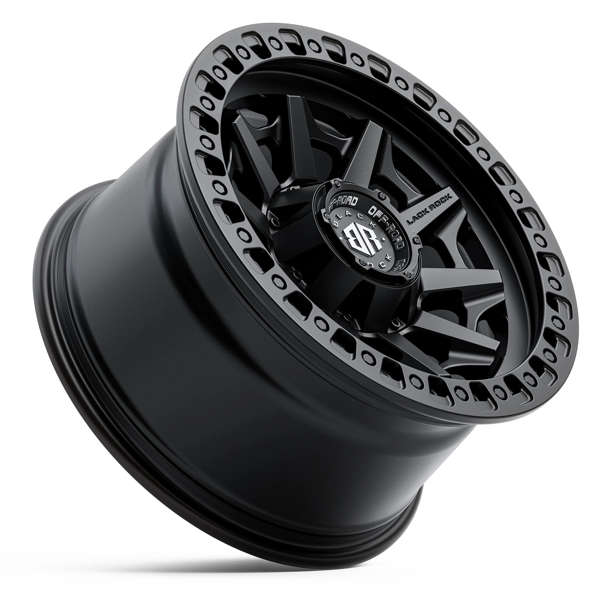 BLACK ROCK CAGE SATIN BLACK 17X9 - Image 3