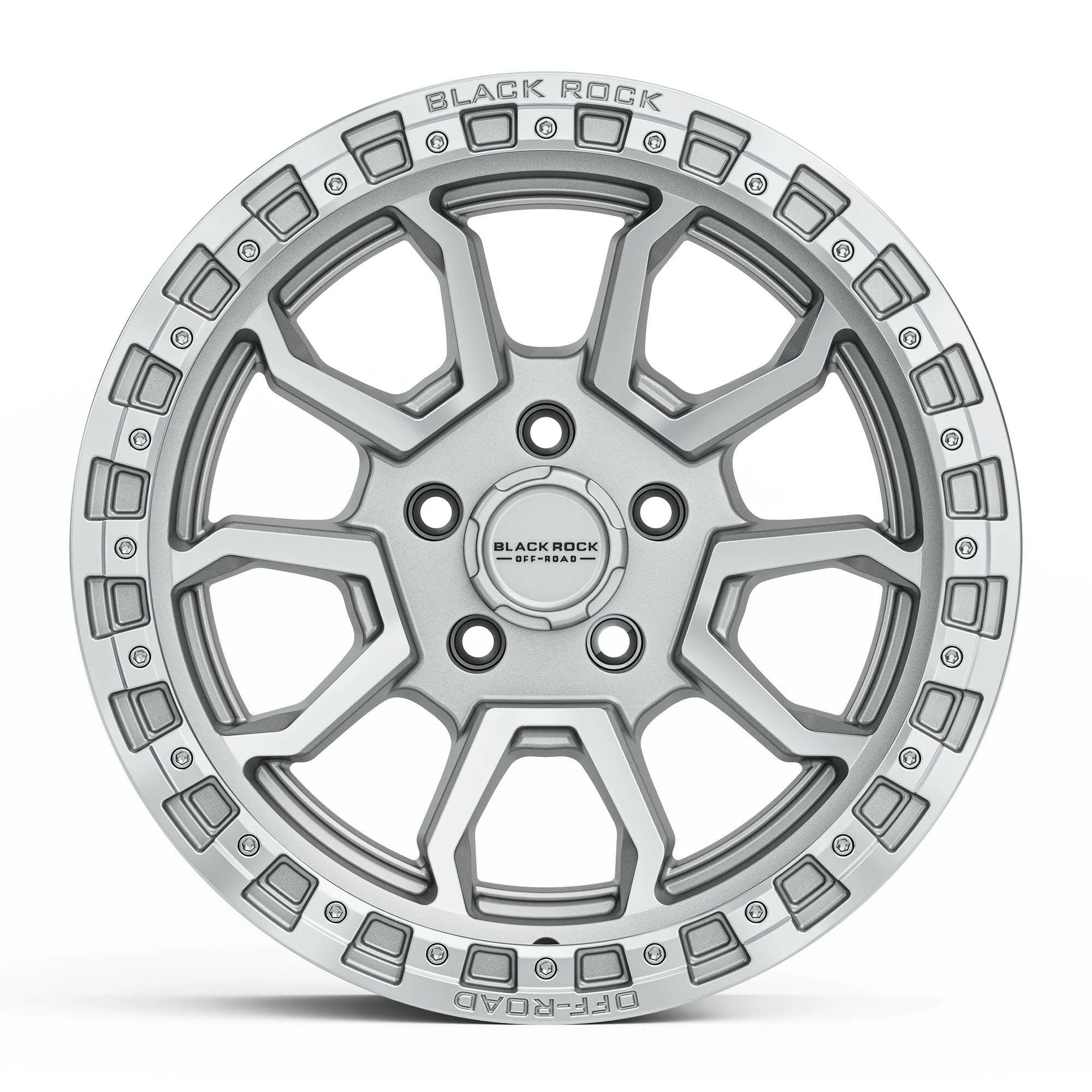 BLACK ROCK COBRA 5S SILVER MACHINED 17X9 - Image 2