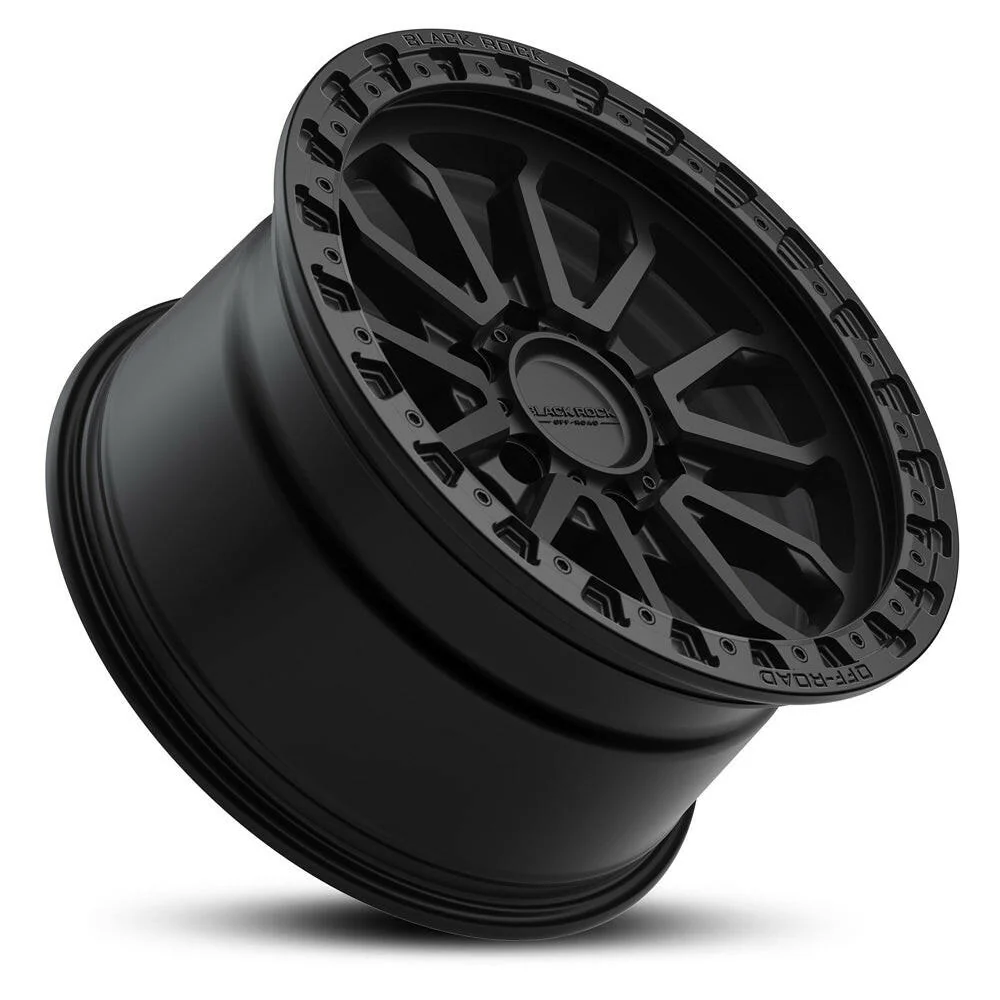 BLACK ROCK COBRA SATIN BLACK 17X9 - Image 3
