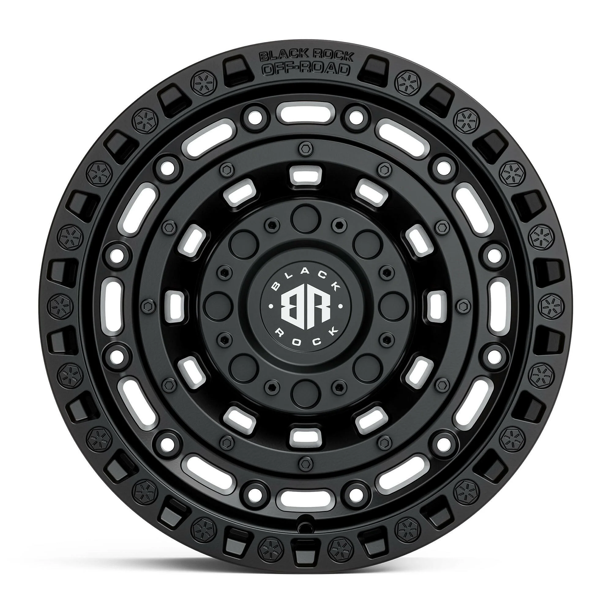 BLACK ROCK MILITARY SATIN BLACK 17X9 - Image 2