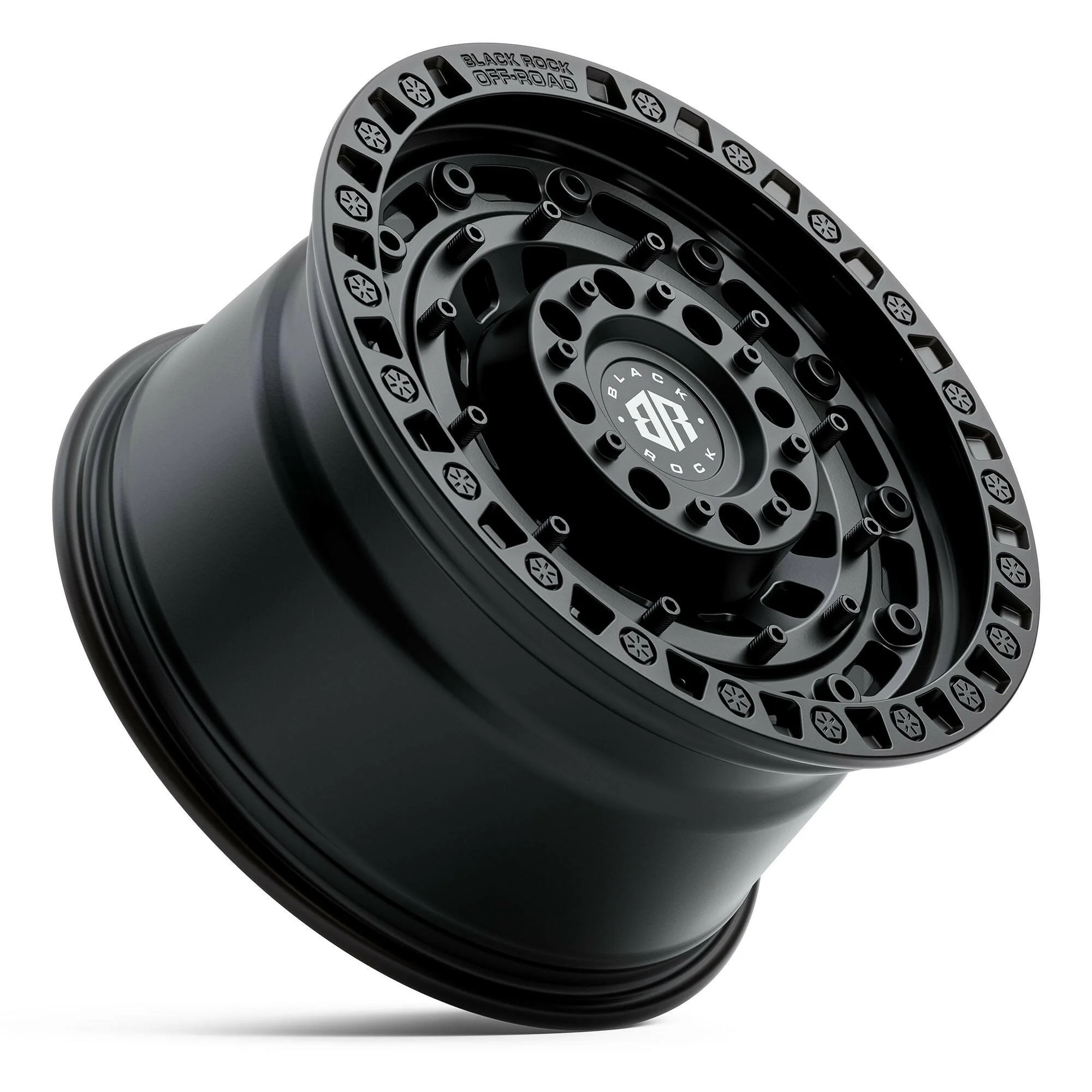 BLACK ROCK MILITARY SATIN BLACK 17X9 - Image 3