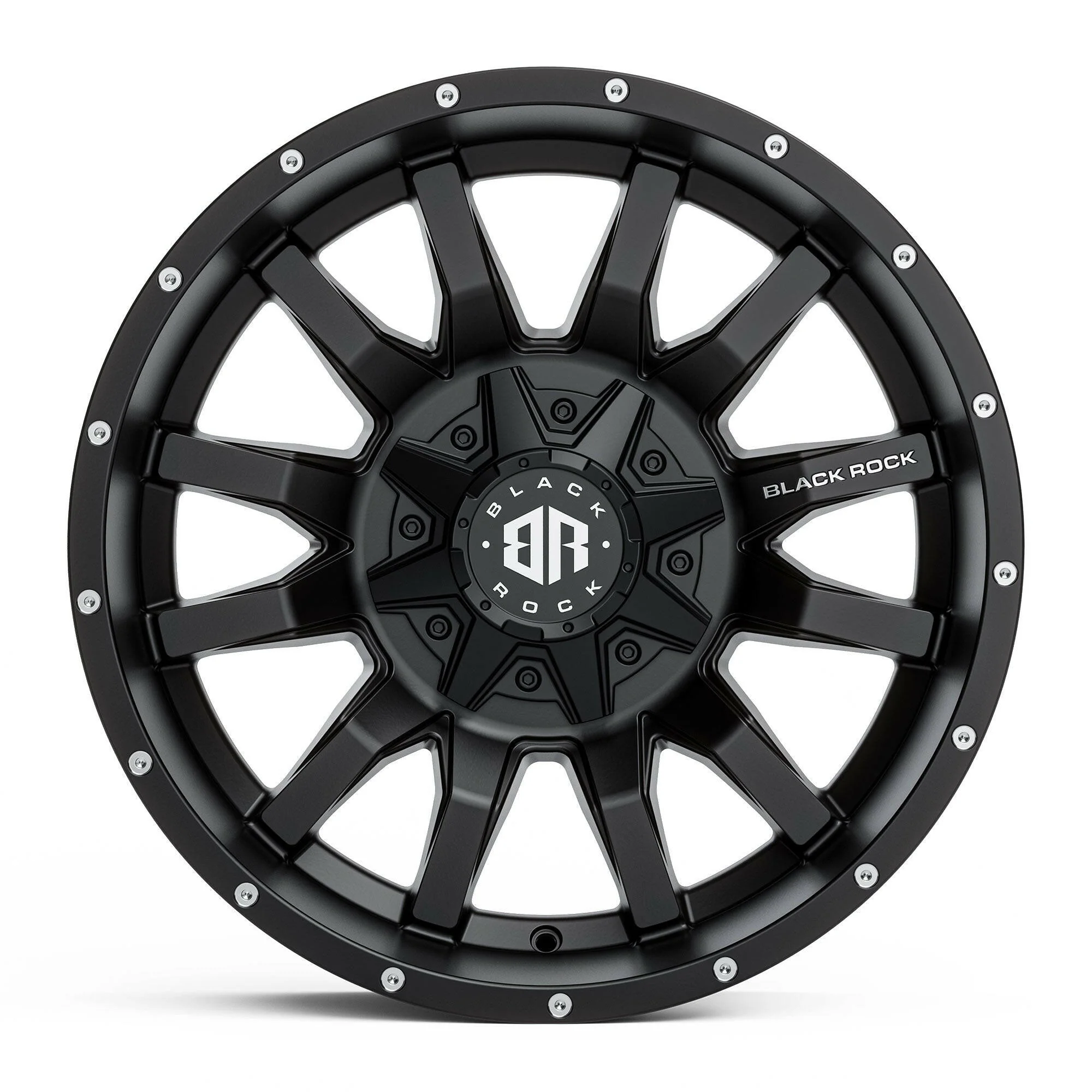 BLACK ROCK PREDATOR SATIN BLACK 17X9 - Image 2