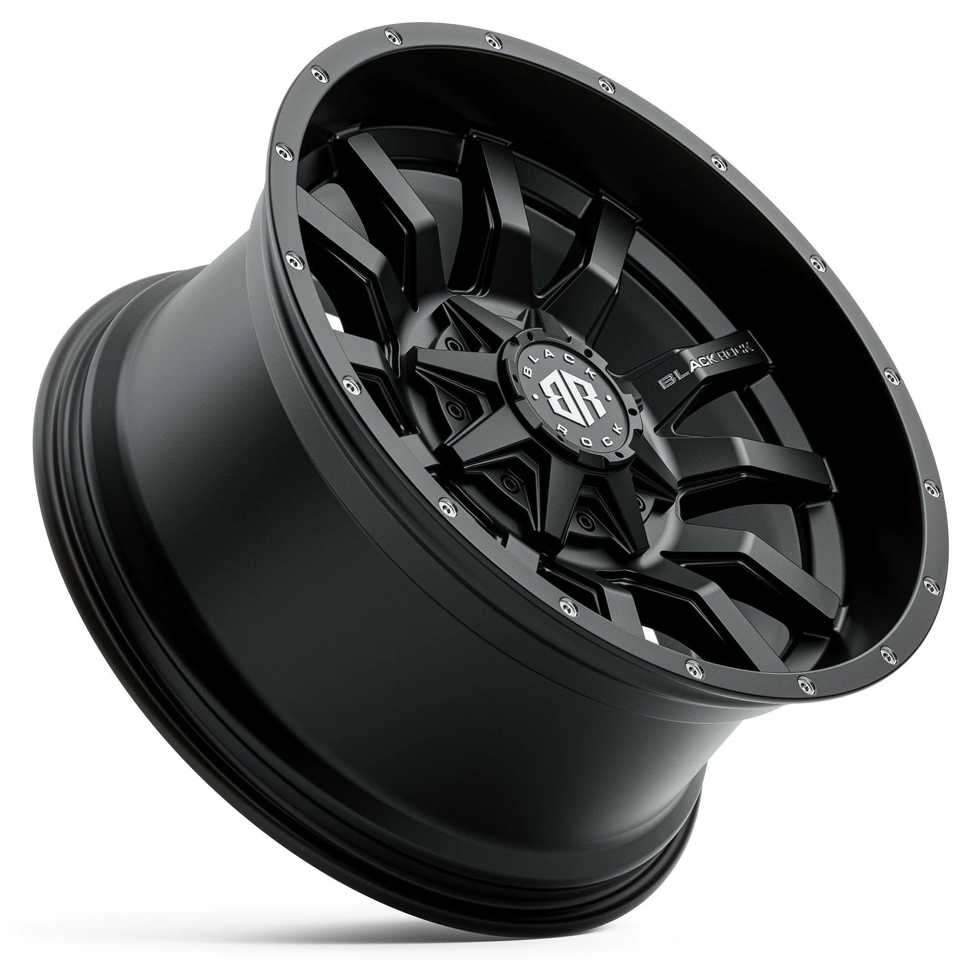 BLACK ROCK PREDATOR SATIN BLACK 17X9 - Image 3