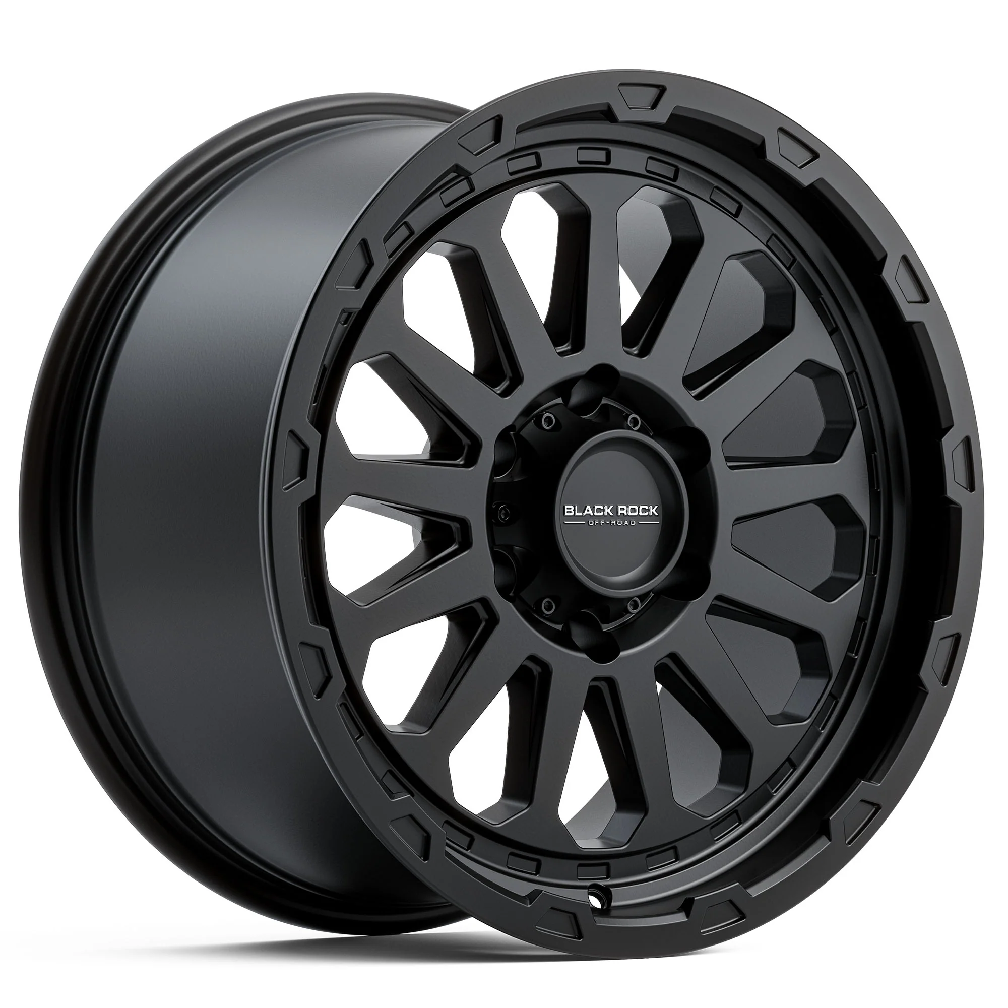 BLACK ROCK PRIME SATIN BLACK 20X9 6X139.7