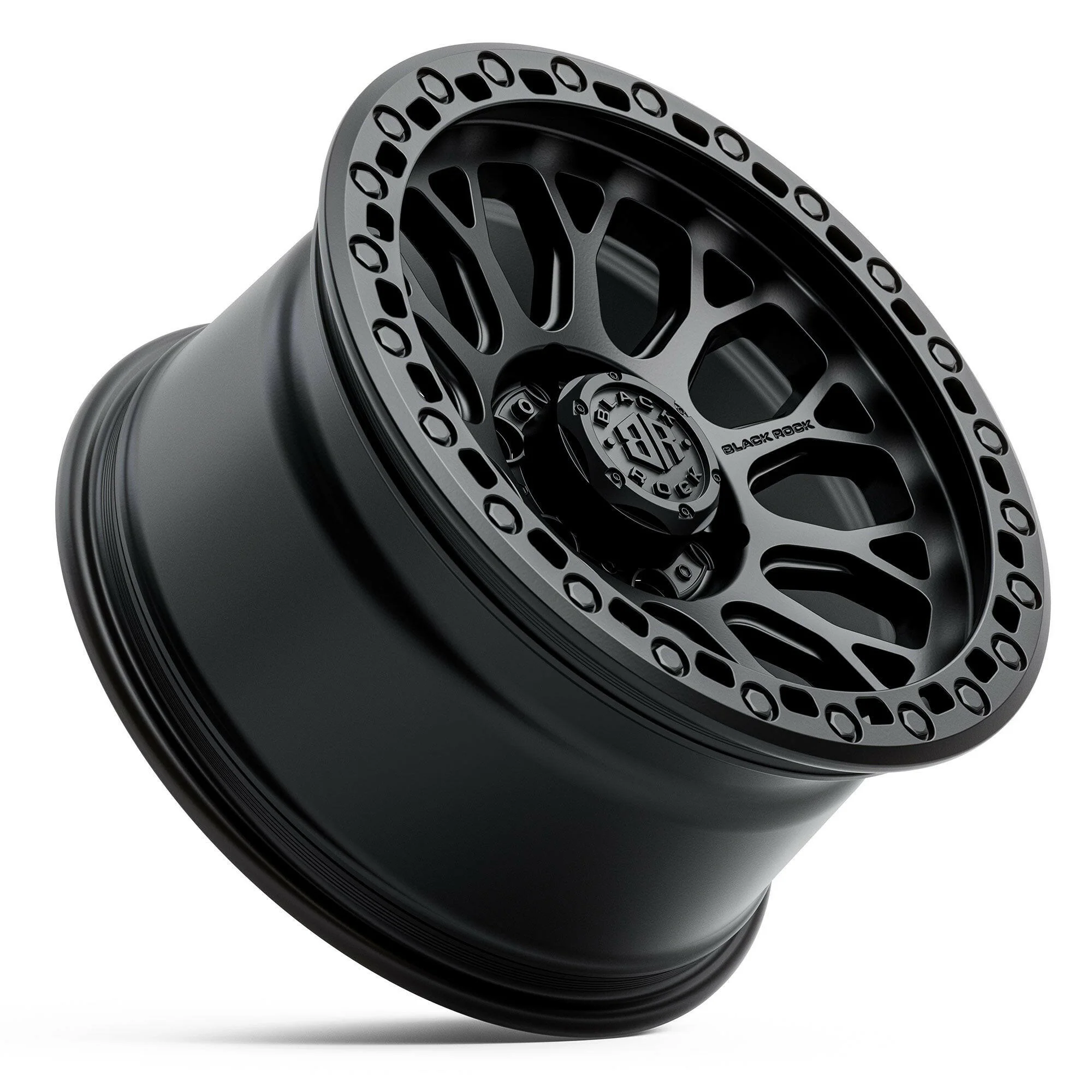 BLACK ROCK SPIDER SATIN BLACK 17X9 - Image 3