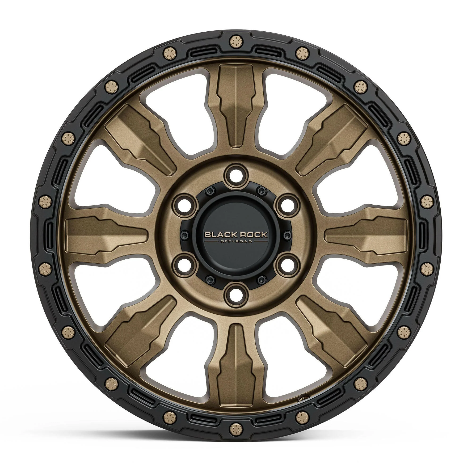 BLACK ROCK VENTURE DARK BRONZE BLACK RING 17X8.5 - Image 2