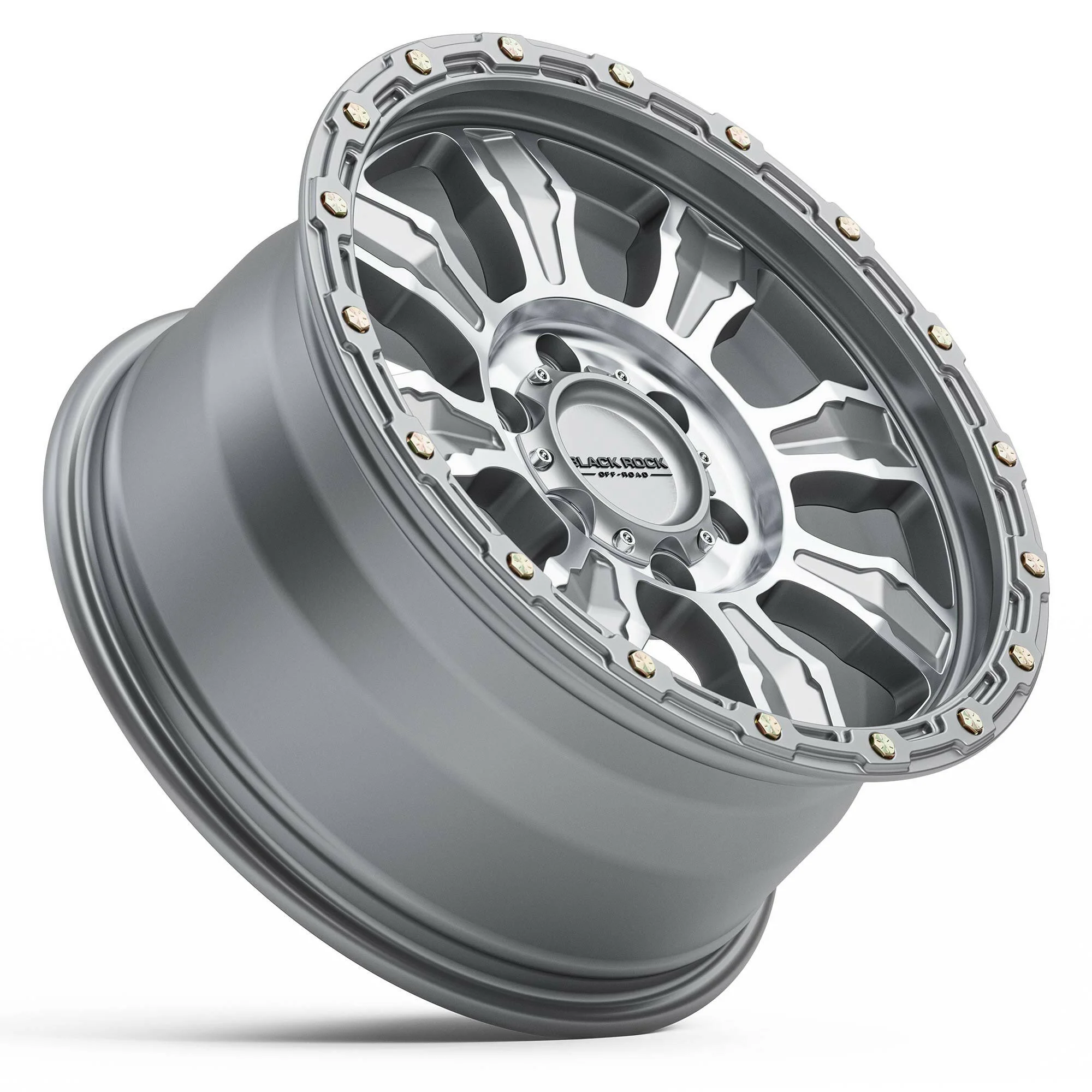 BLACK ROCK VENTURE SILVER MACHINED 17X8.5 - Image 3