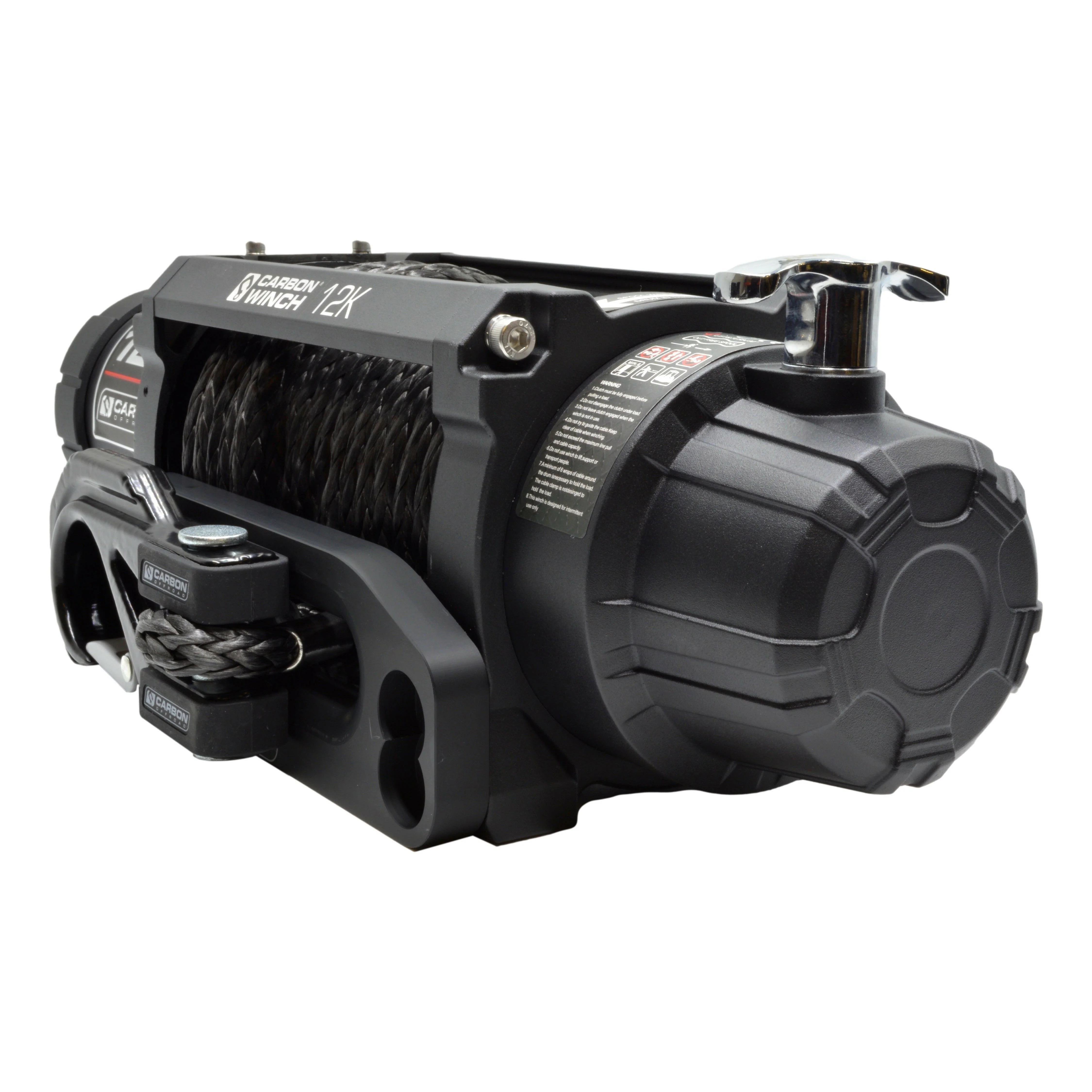 Carbon 12K - 12000lb Winch With Rope & Hook V3 - Image 5