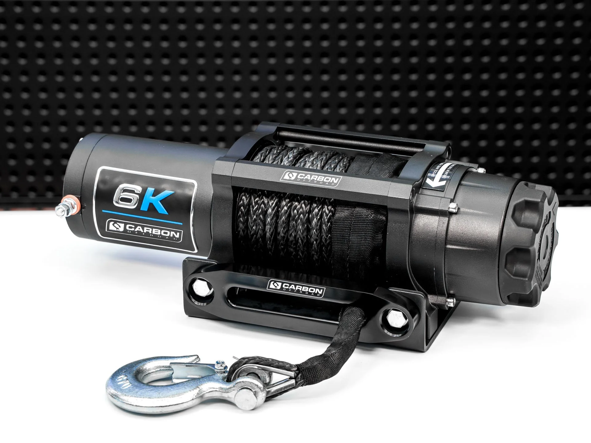 Carbon Offroad 6000lb ATV - Small 4X4 Winch 24V - Image 3