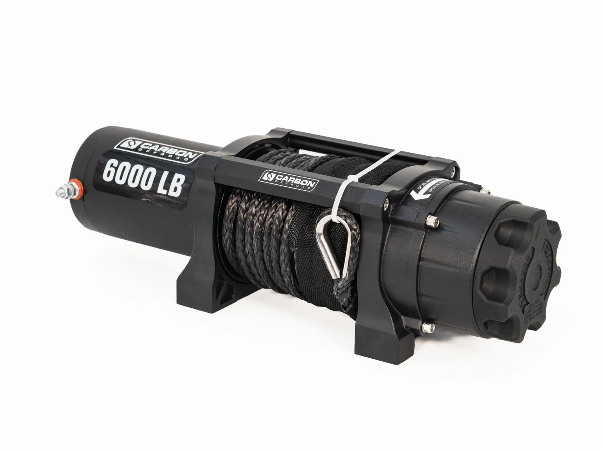 Carbon Offroad Long Drum 6000lb ATV - Small 4X4 Winch - Image 3