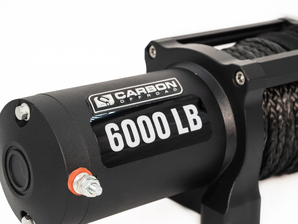 Carbon Offroad Long Drum 6000lb ATV - Small 4X4 Winch - Image 4