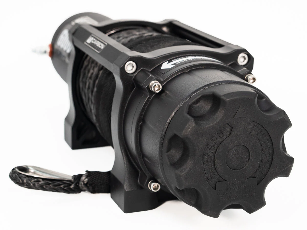 Carbon Offroad Long Drum 6000lb ATV - Small 4X4 Winch - Image 6
