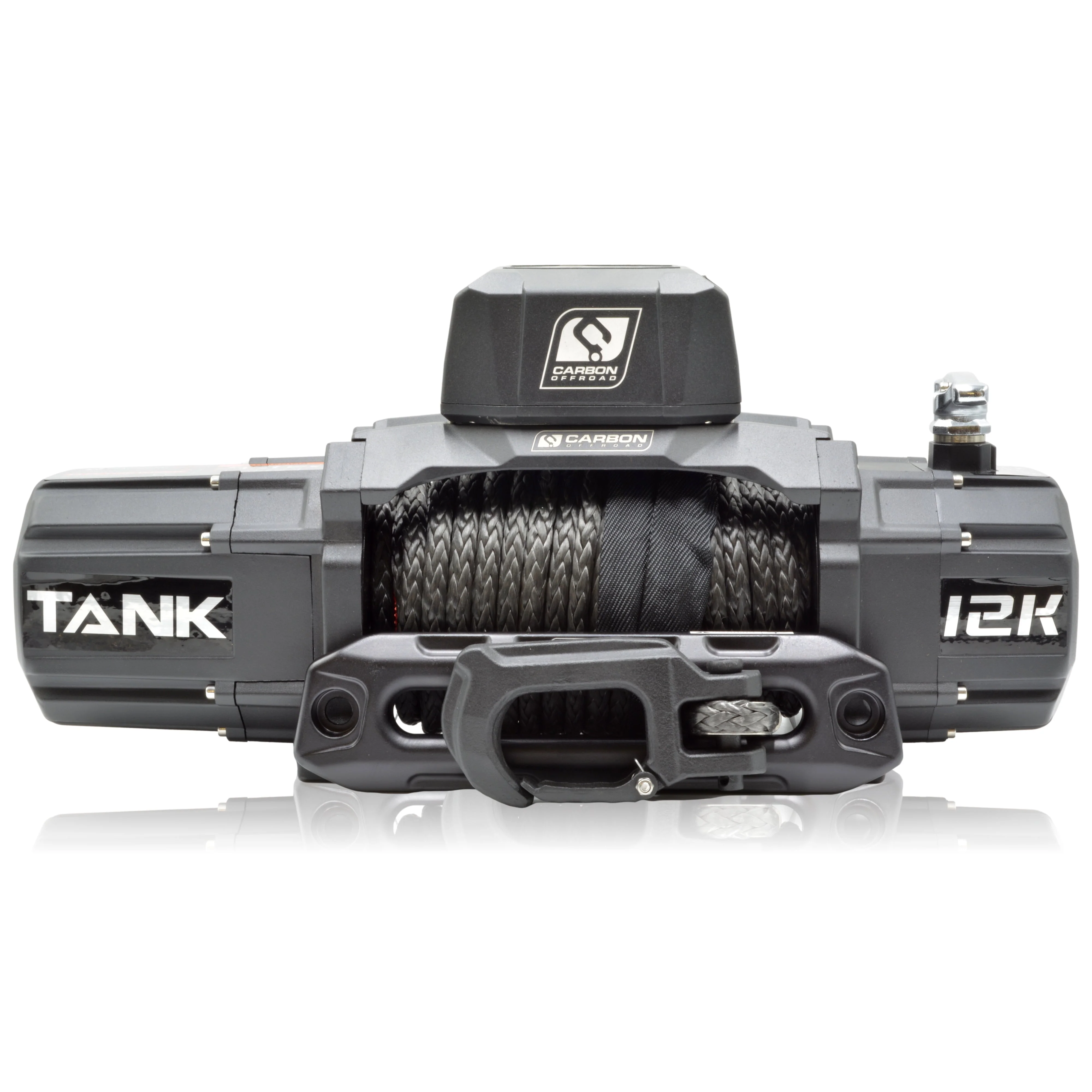 Carbon TANK - 12000lb Winch 12V No Hook - Image 3