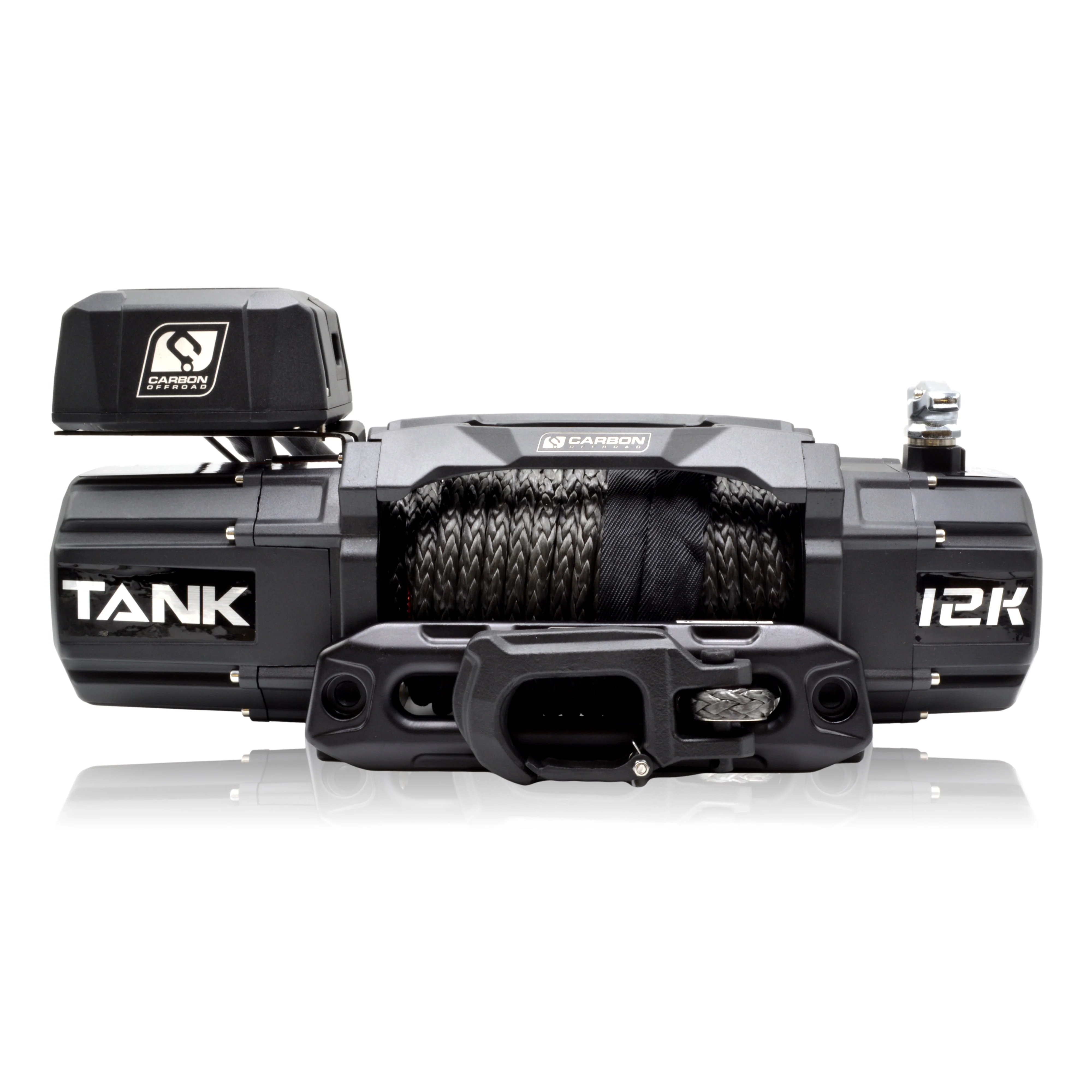 Carbon TANK - 12000lb Winch 12V No Hook - Image 5