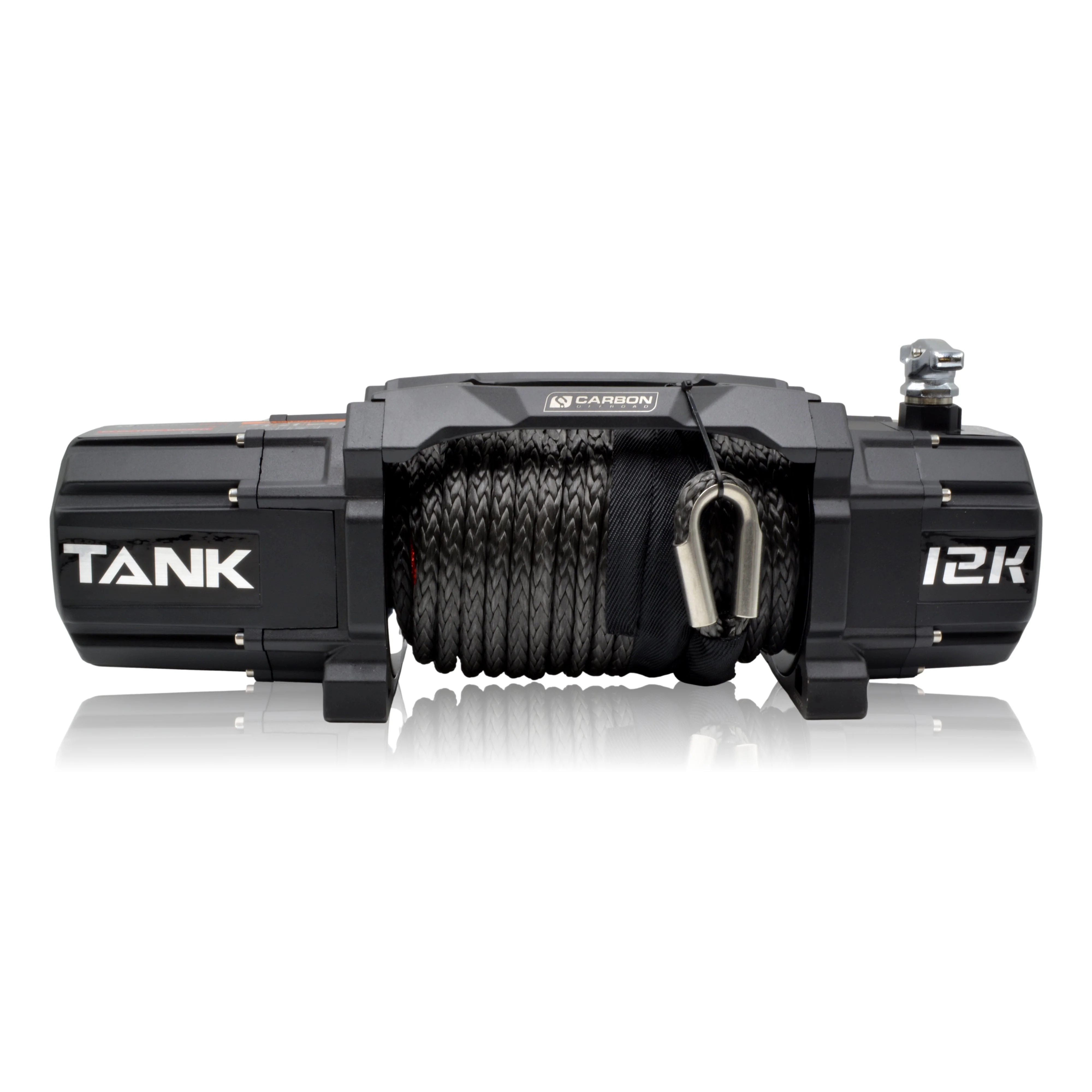 Carbon TANK - 12000lb Winch 12V No Hook - Image 6