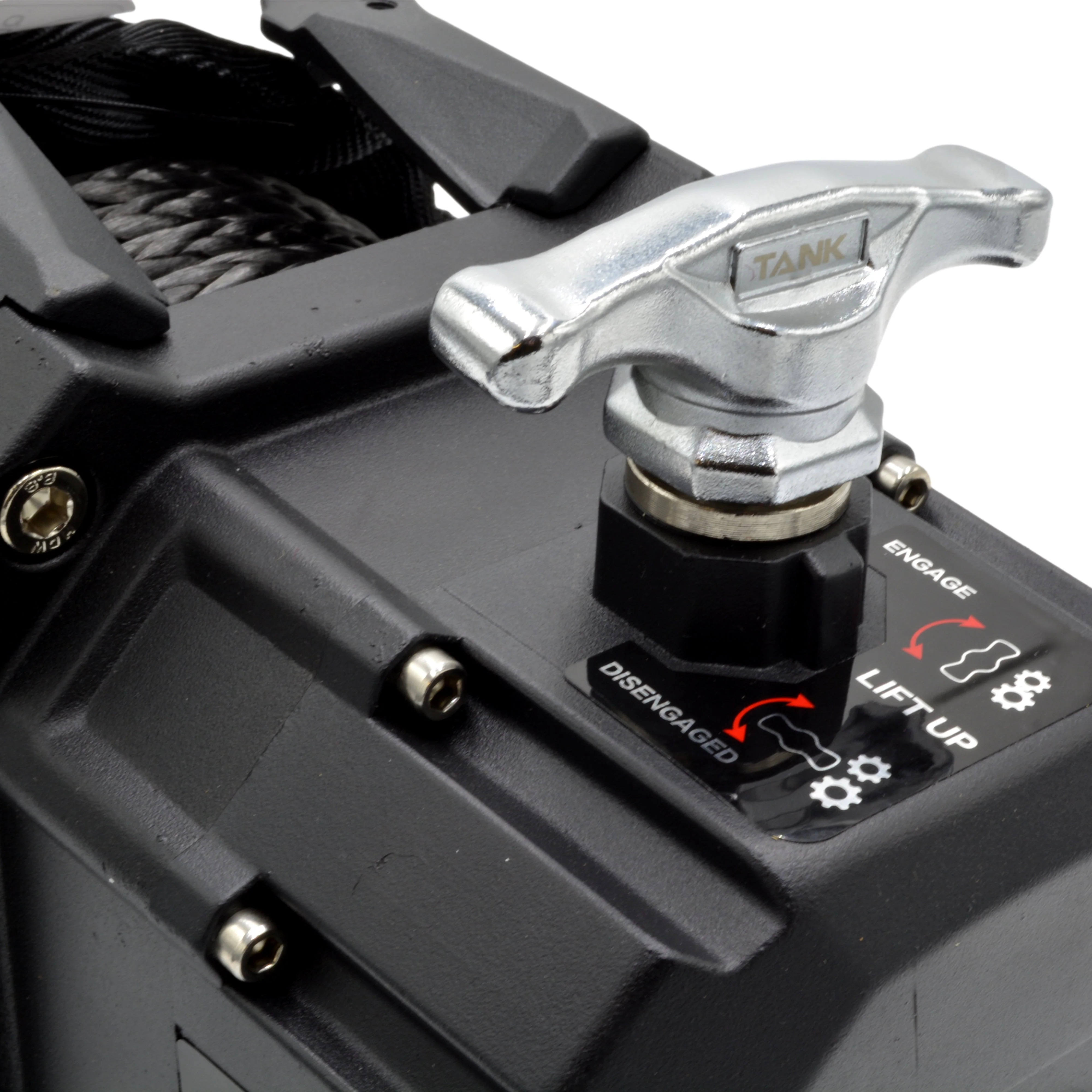 Carbon TANK - 12000lb Winch 12V No Hook - Image 8