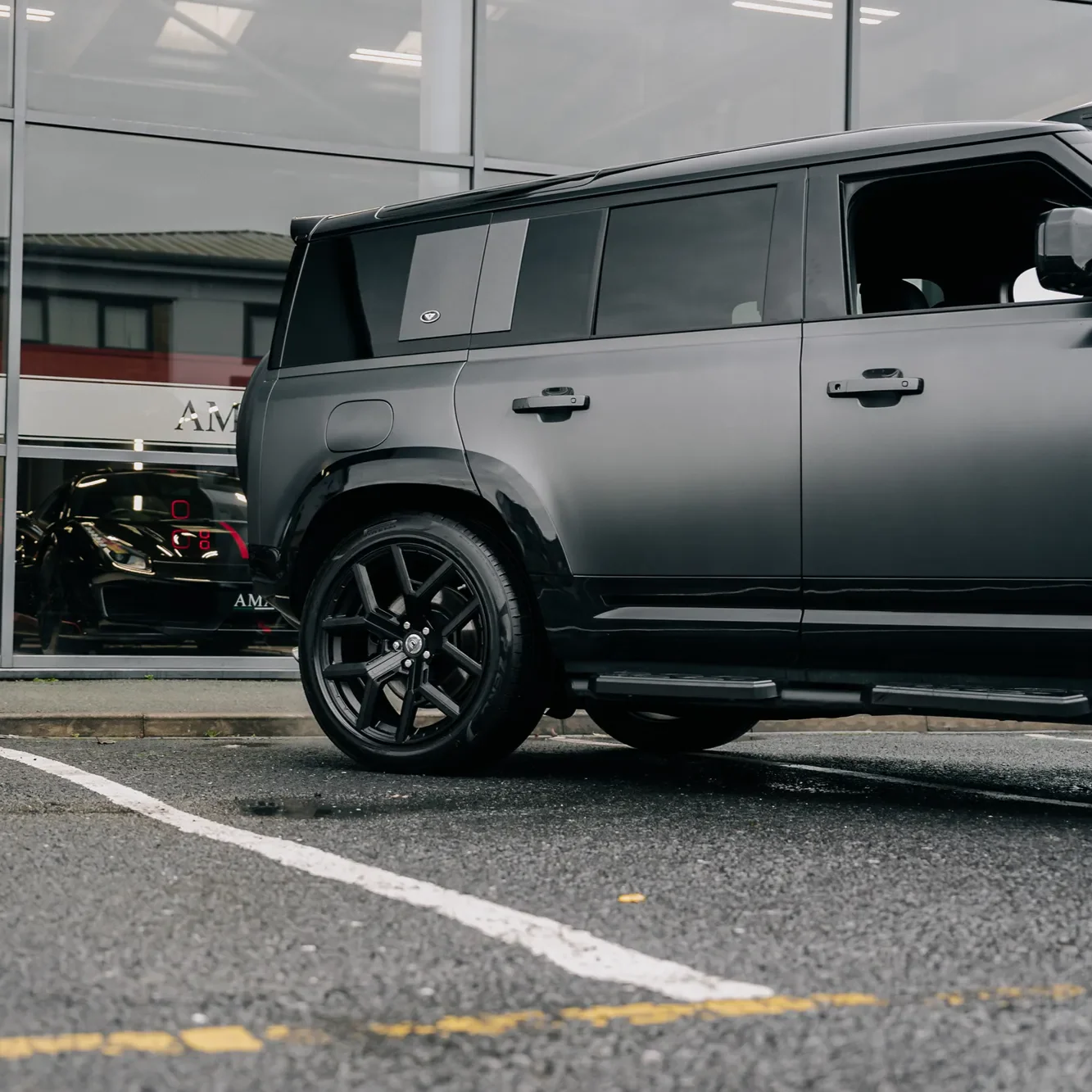 Gloss Black Wheel Arch Flares For Land Rover Defender 110 (L663) - Image 10