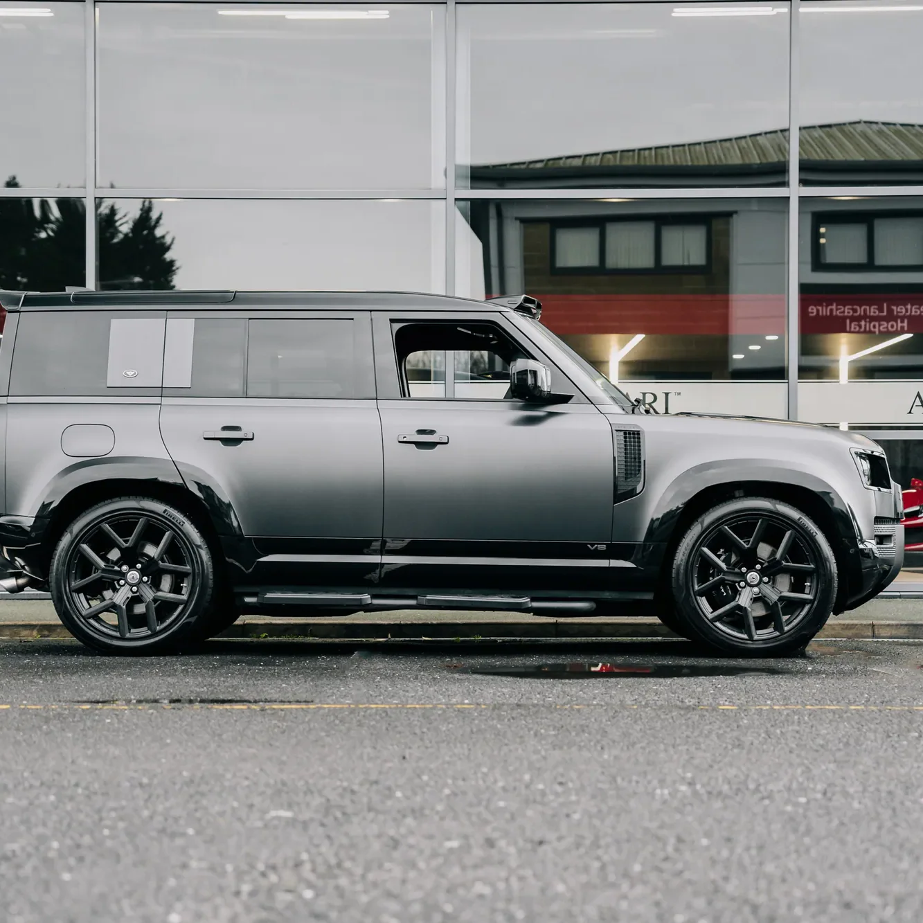 Gloss Black Wheel Arch Flares For Land Rover Defender 110 (L663) - Image 11
