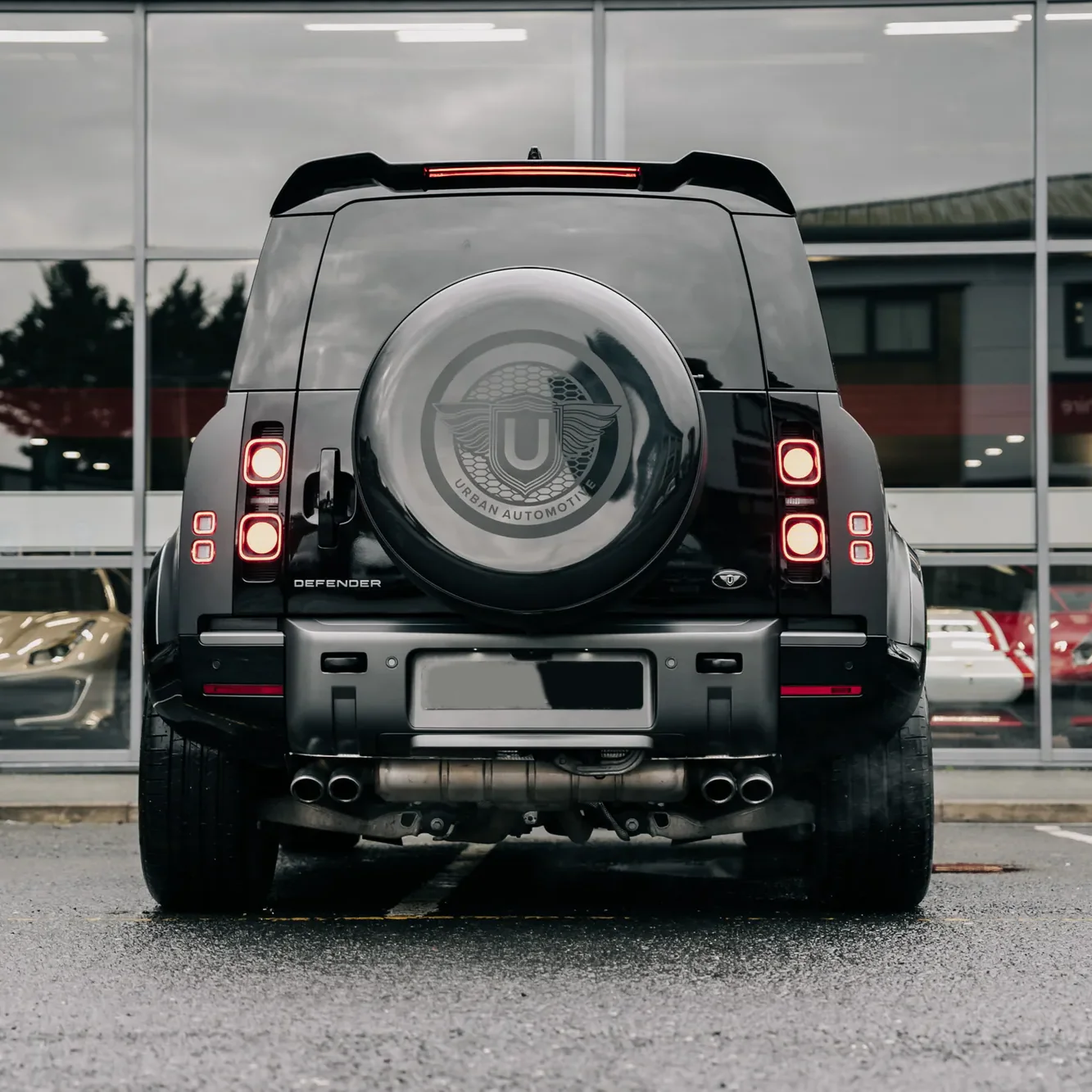 Gloss Black Wheel Arch Flares For Land Rover Defender 110 (L663) - Image 13