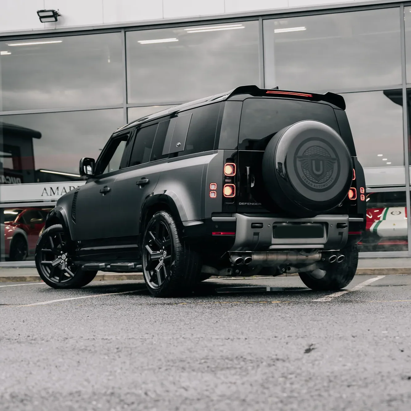 Gloss Black Wheel Arch Flares For Land Rover Defender 110 (L663) - Image 14