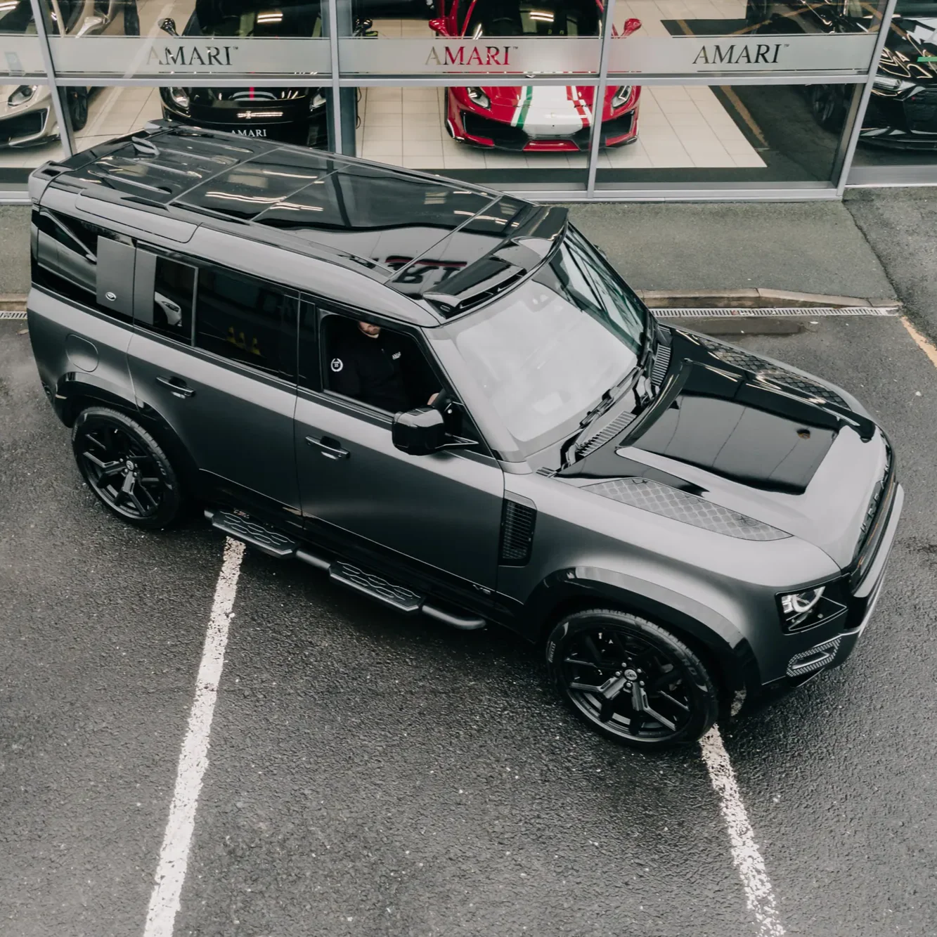 Gloss Black Wheel Arch Flares For Land Rover Defender 110 (L663) - Image 16