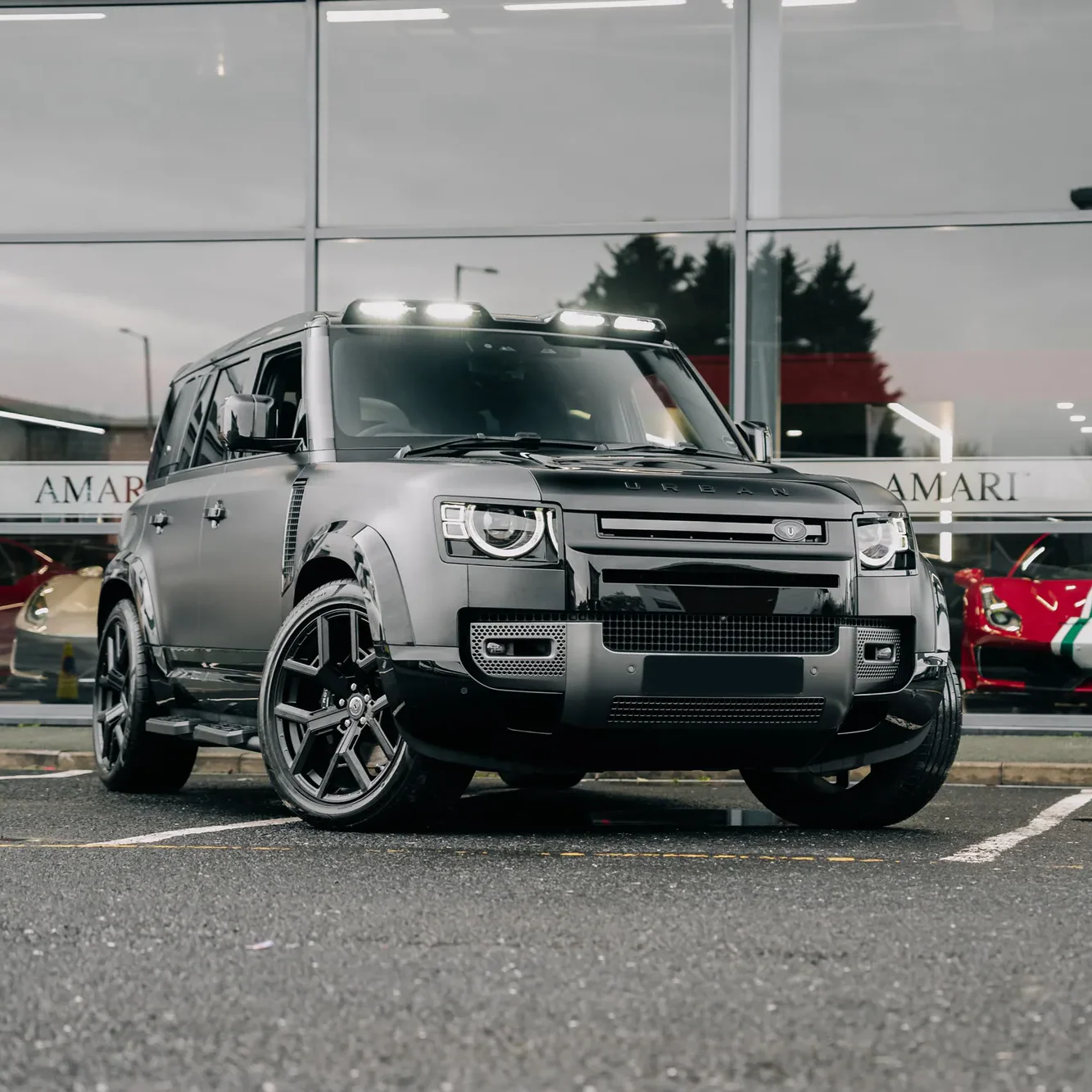 Gloss Black Wheel Arch Flares For Land Rover Defender 110 (L663) - Image 6