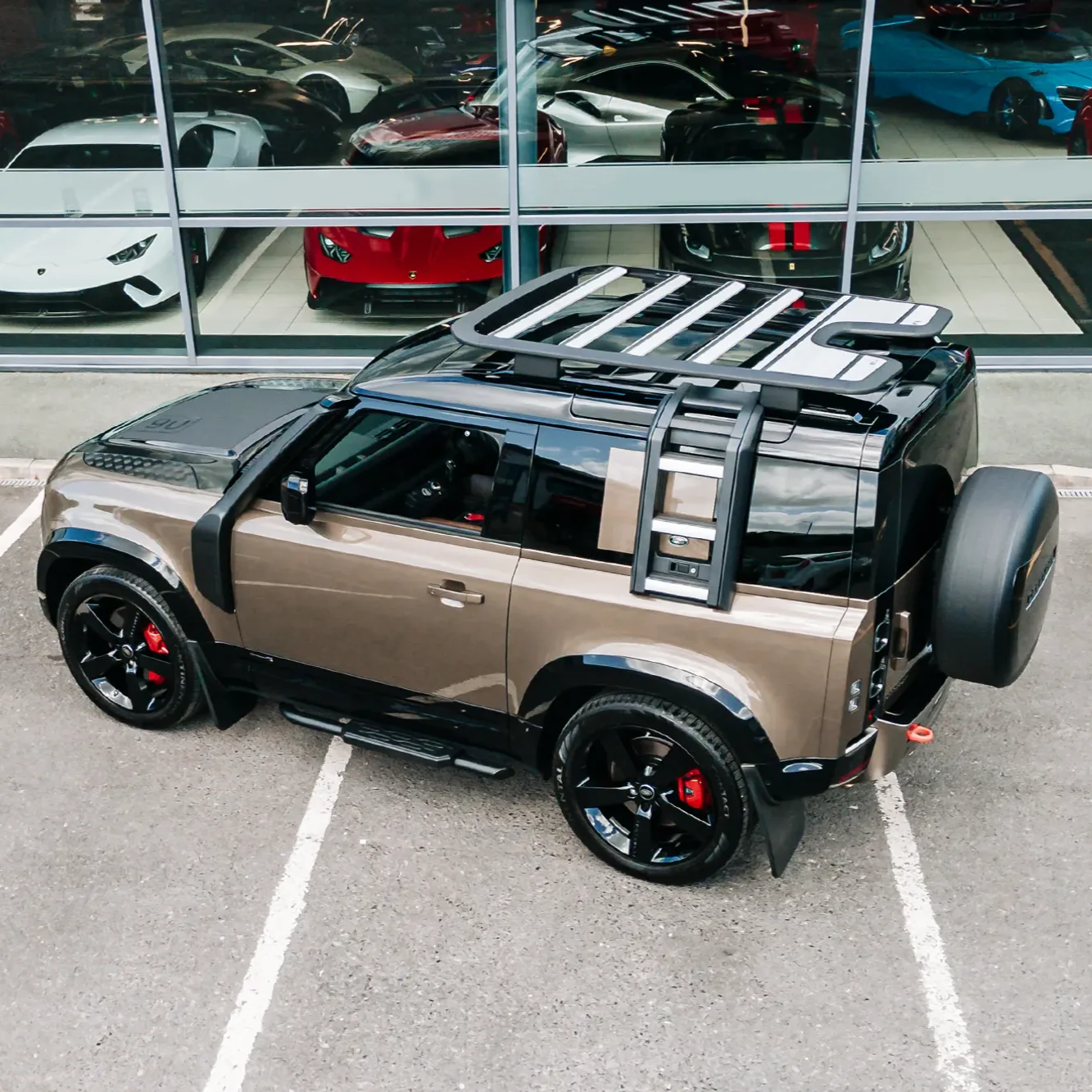Gloss Black Wheel Arch Flares For Land Rover Defender 90 (L663) - Image 12