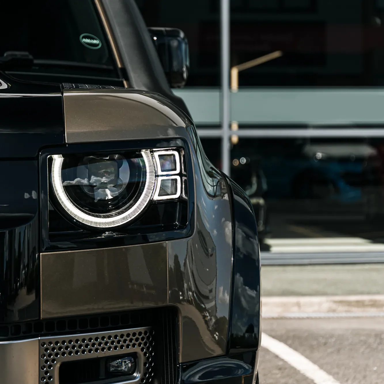 Gloss Black Wheel Arch Flares For Land Rover Defender 90 (L663) - Image 9