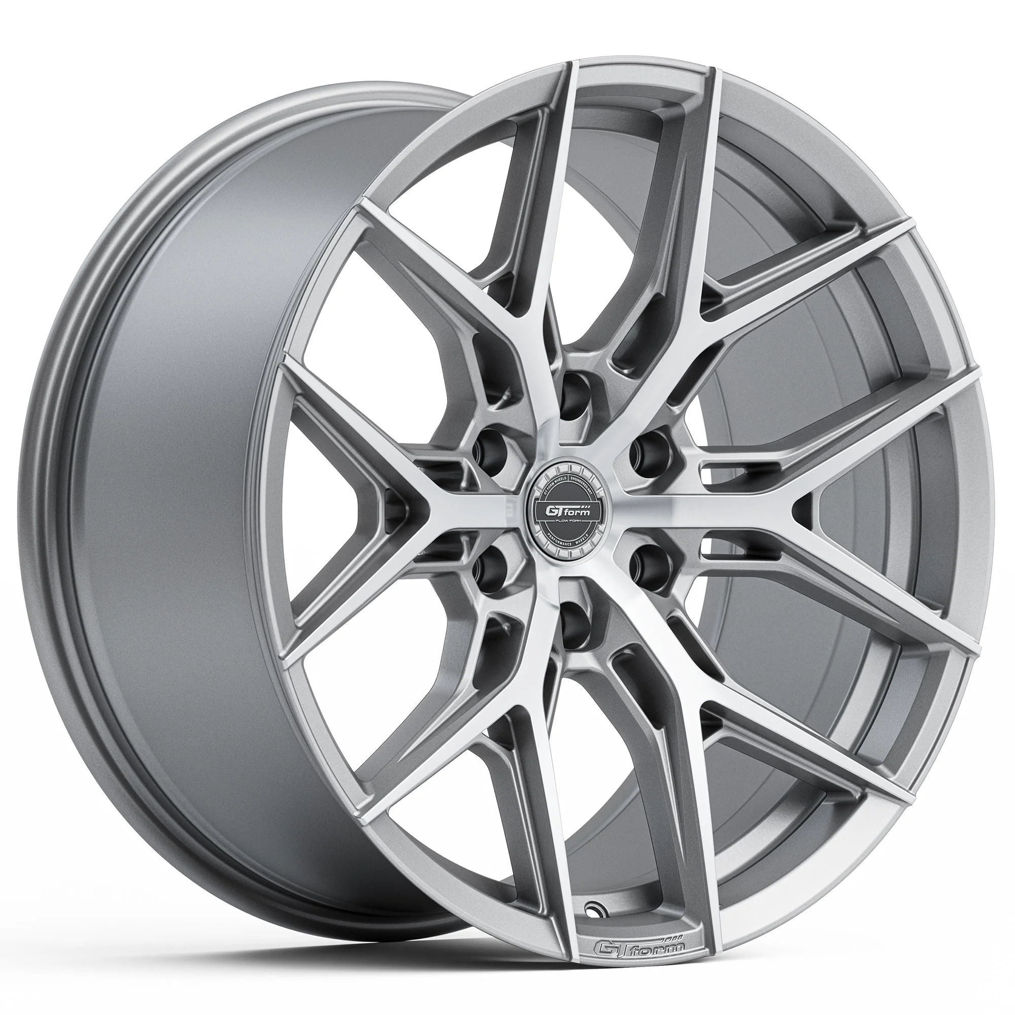 GT FORM GFS1 SILVER MACHINED FACE 20X9 6X139.7