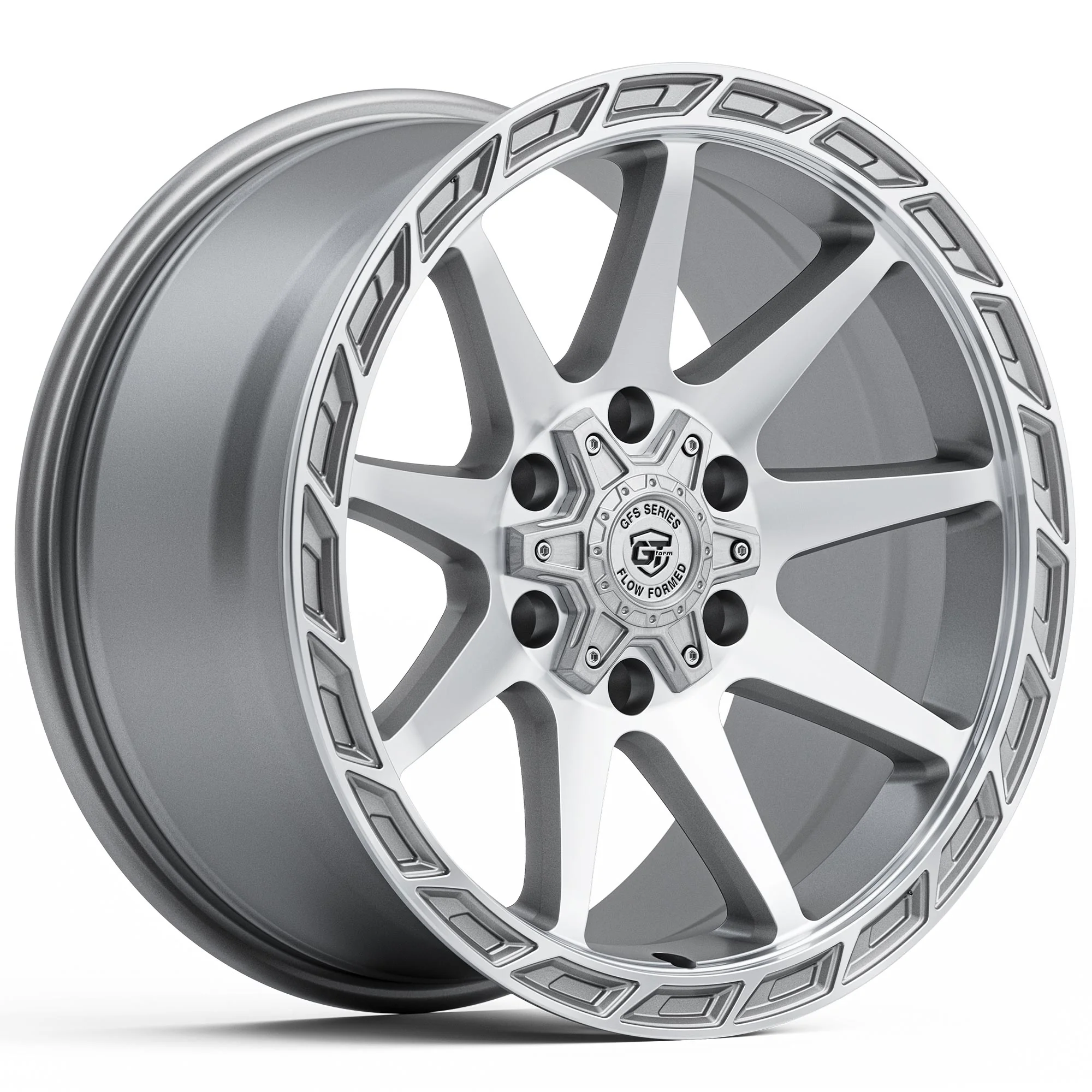 GT FORM GFS5 SILVER MACHINED 20X9 6X139.7
