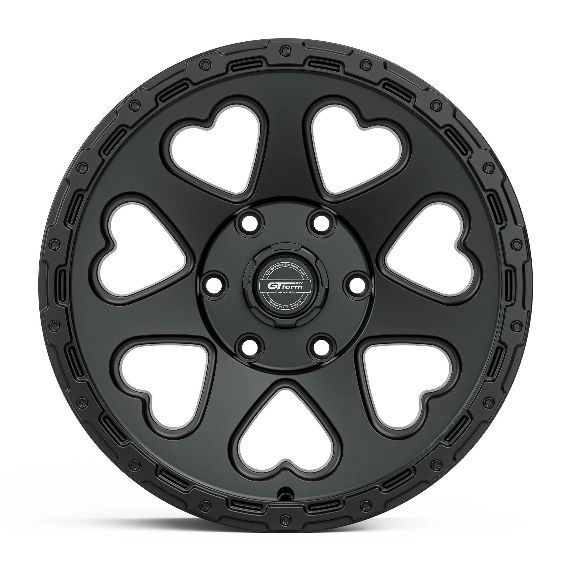 GT FORM HEARTS SUV SATIN BLACK 17X9 - Image 2