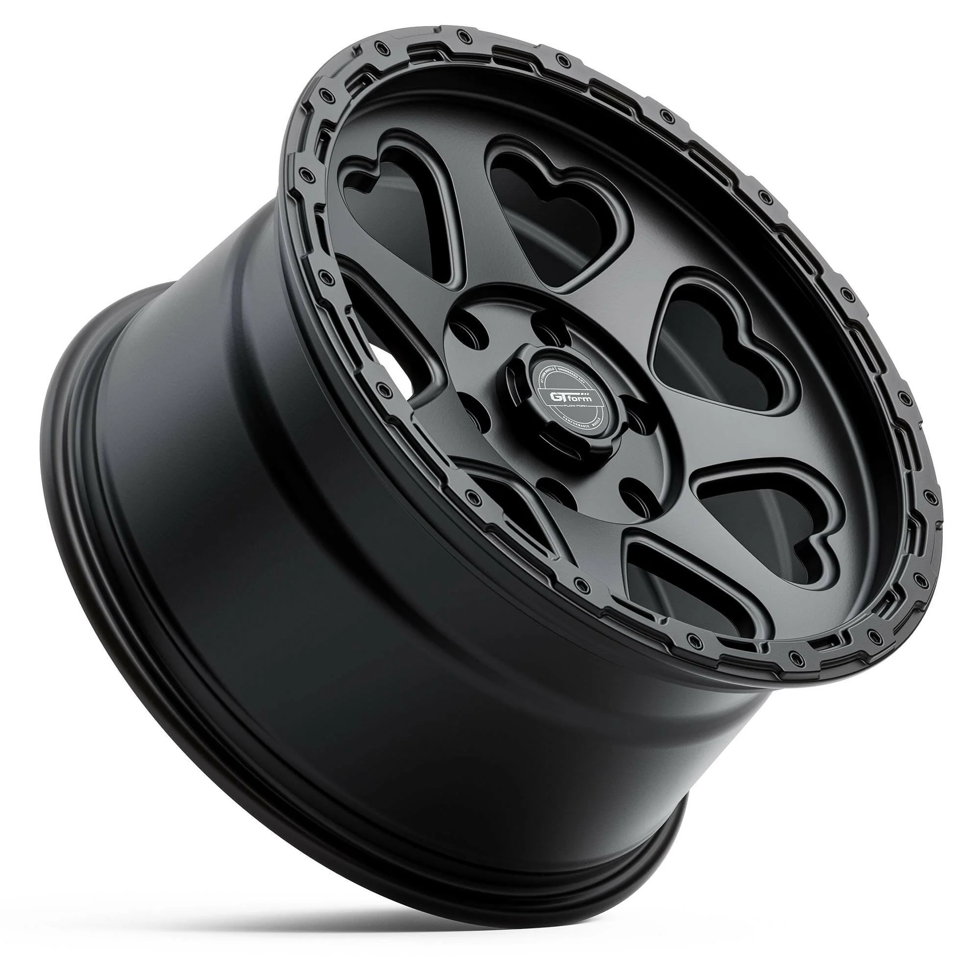 GT FORM HEARTS SUV SATIN BLACK 17X9 - Image 3