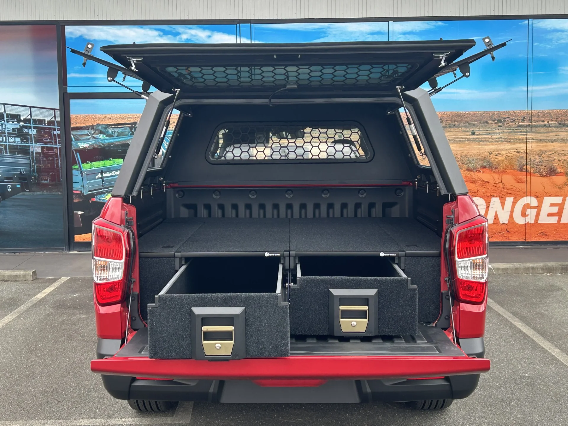 Heavy Duty Aluminium Canopy for KGM SsangYong Musso - Long Wheel Base - Image 4