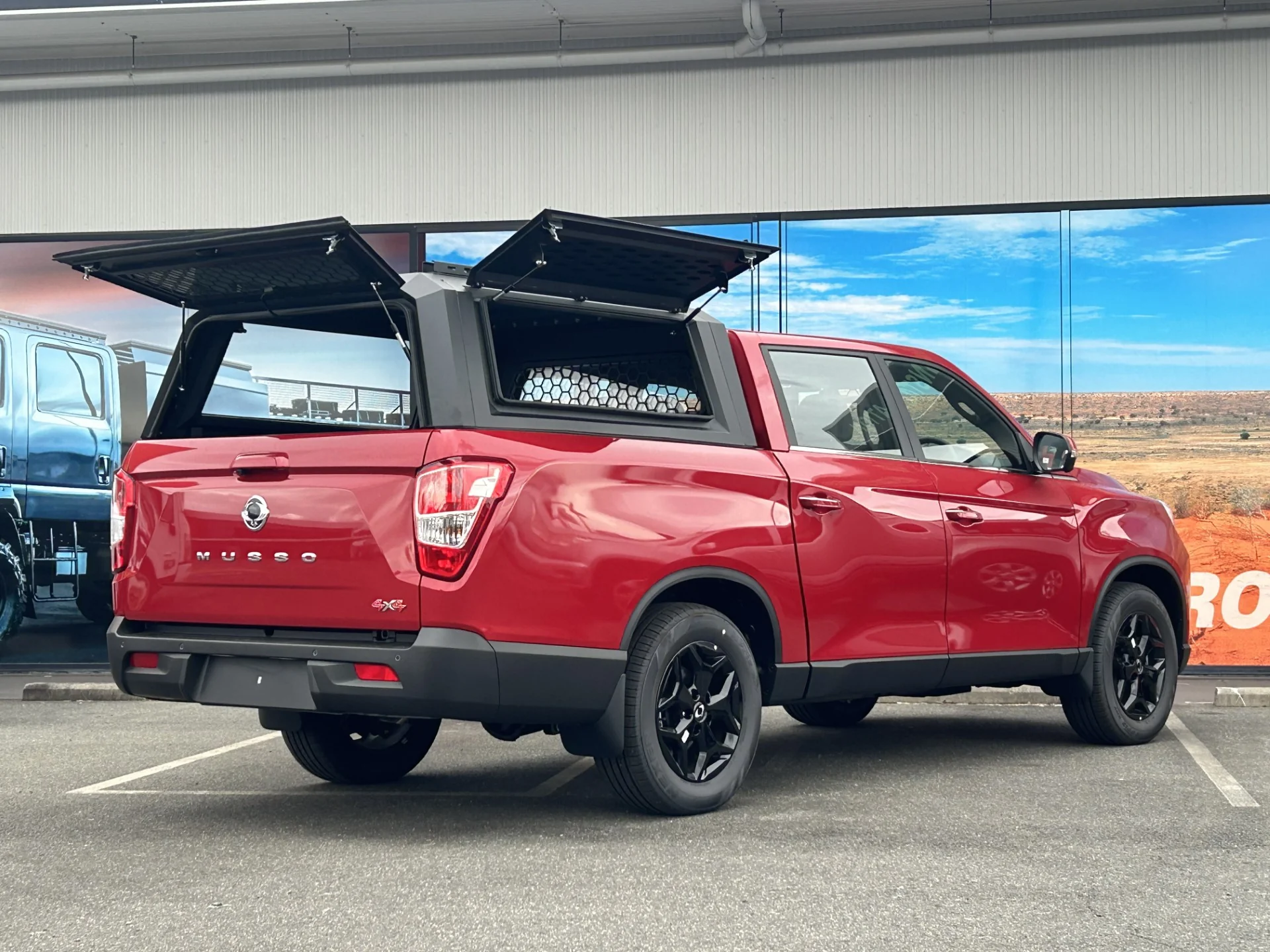 Heavy Duty Aluminium Canopy for KGM SsangYong Musso - Long Wheel Base - Image 5