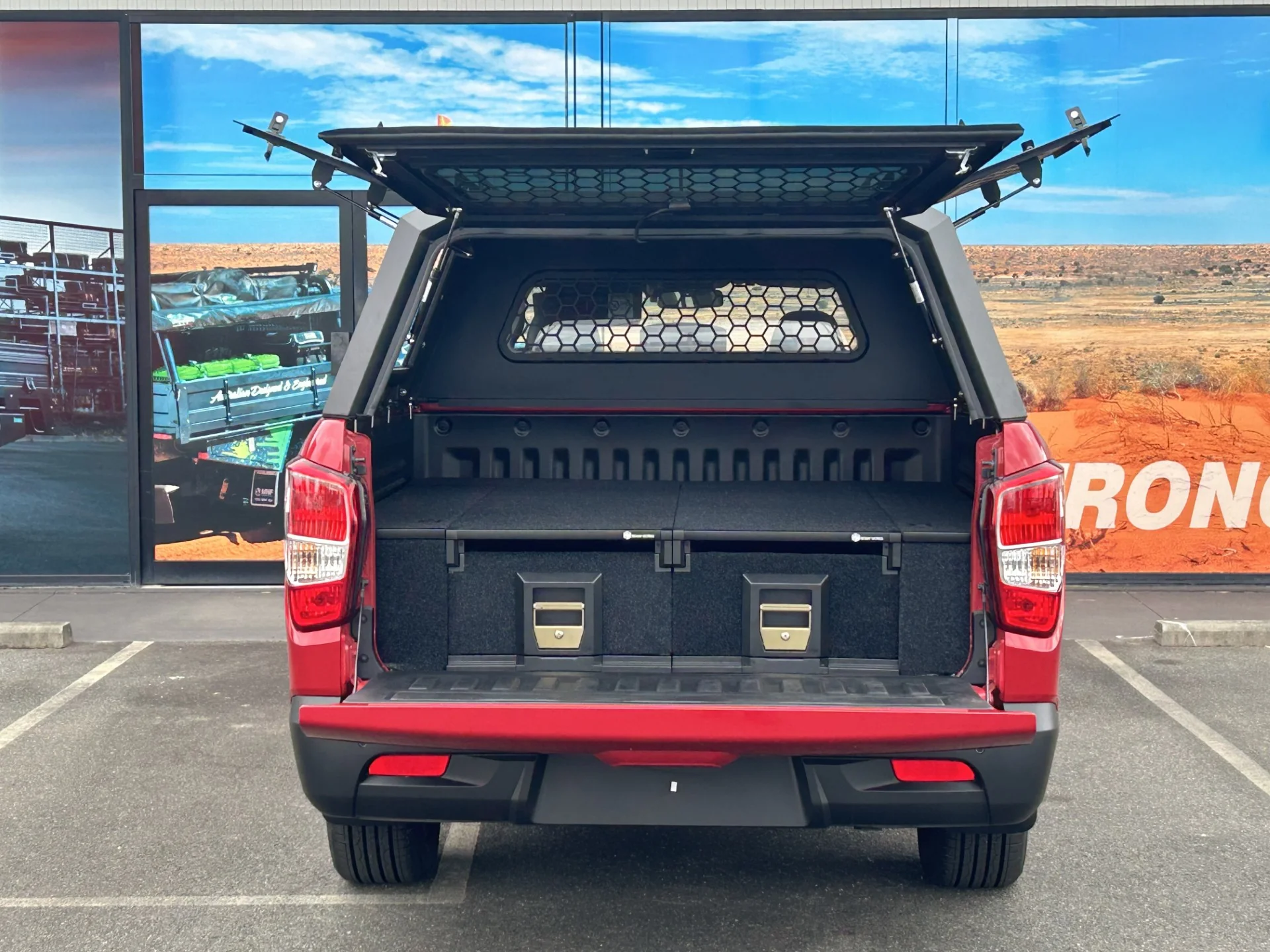 Heavy Duty Aluminium Canopy for KGM SsangYong Musso - Long Wheel Base - Image 9