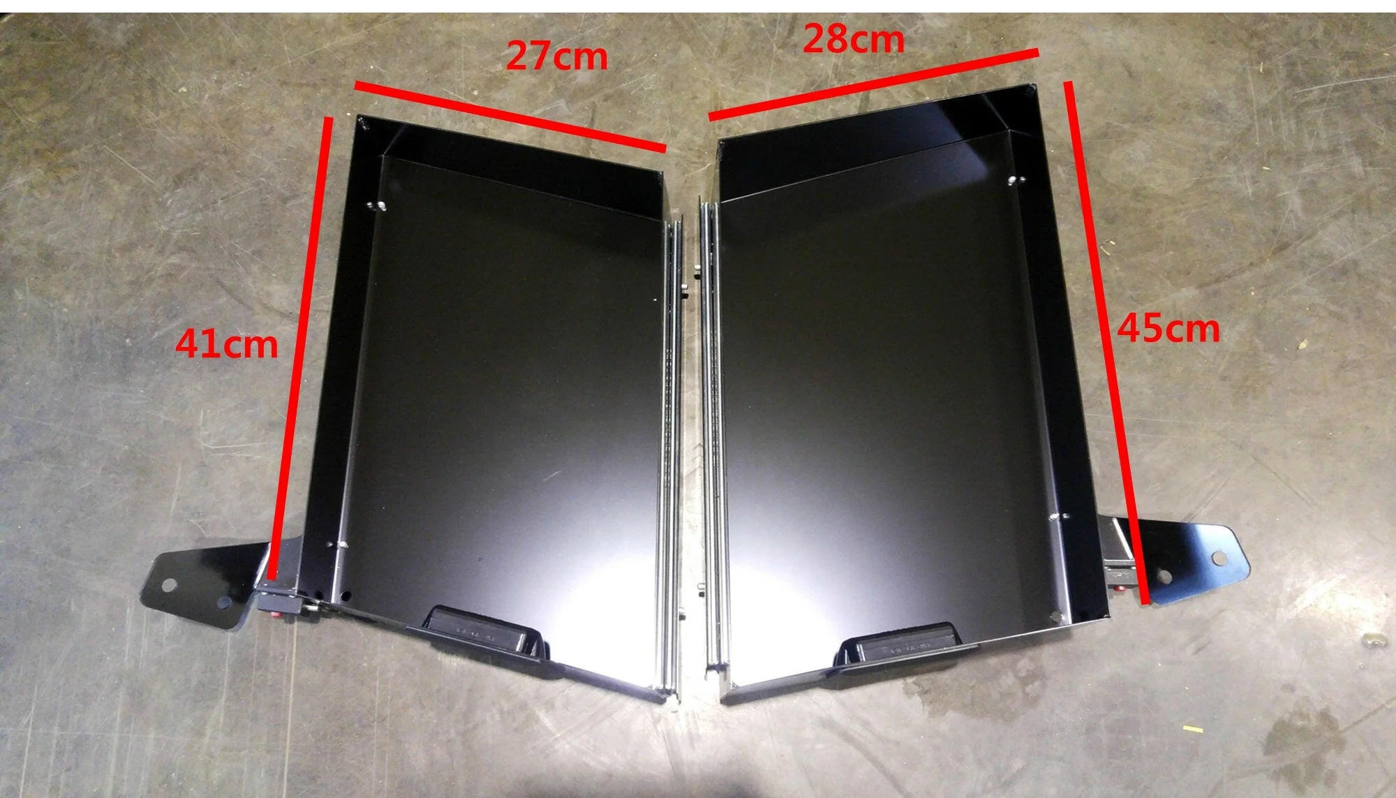 Jintec Rear Under Seat Slide Out Storage Boxes (Pair) - Image 9