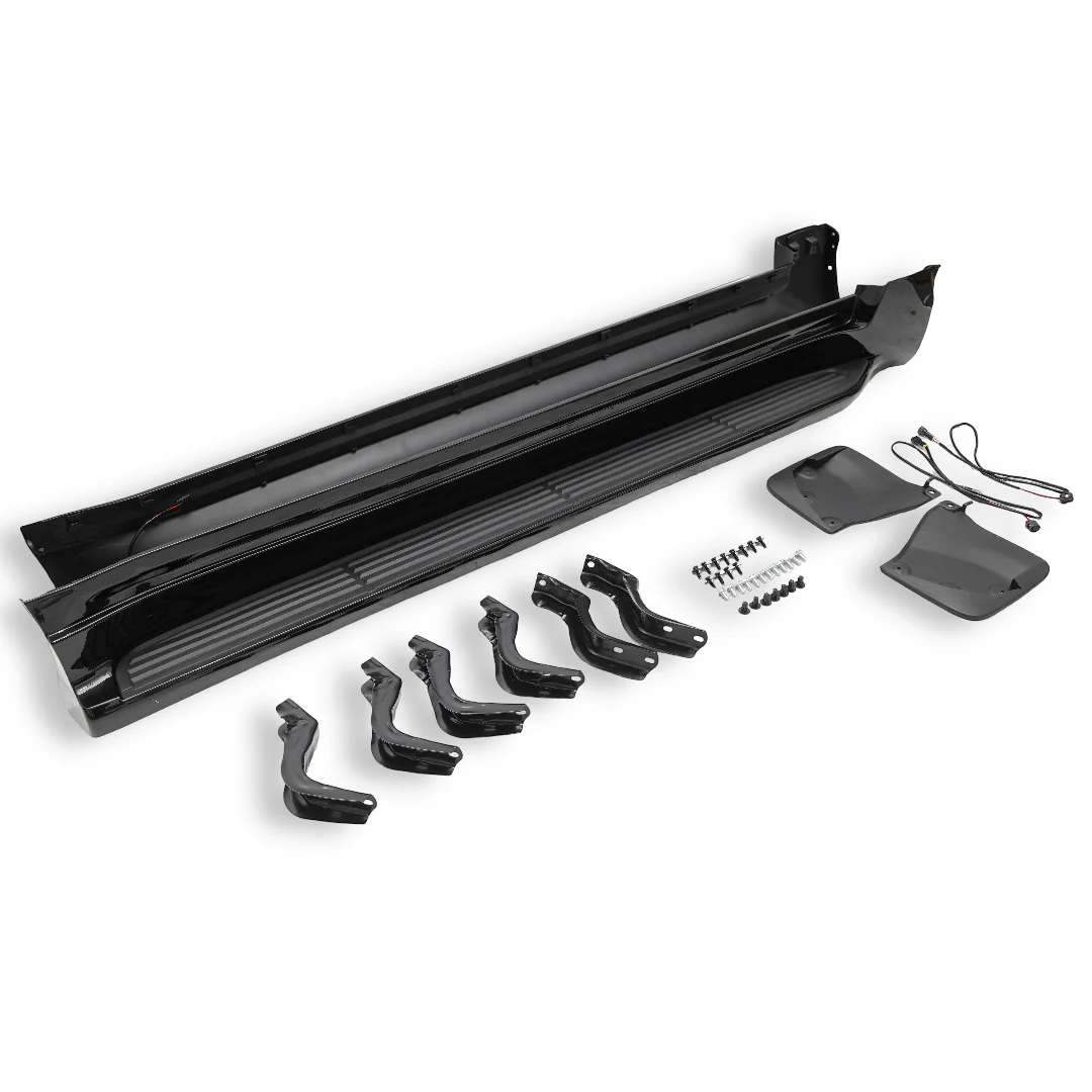 OE Side Steps (Running Boards) with Light for Toyota LandCruiser 300 Series - Image 3