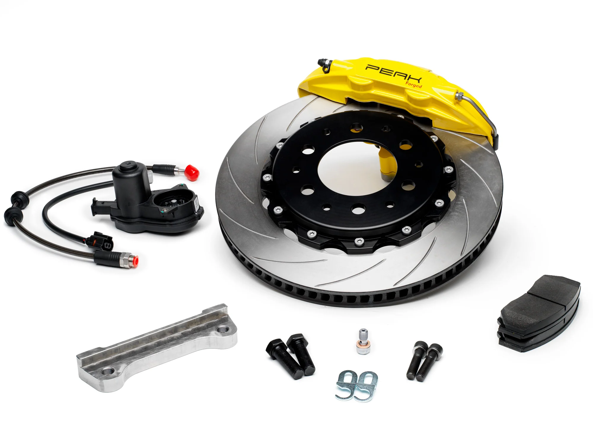 PEAK 4-Piston Forged Rear Brake Kit for Prado 250, Land Cruiser 300, and GX550 - Image 3