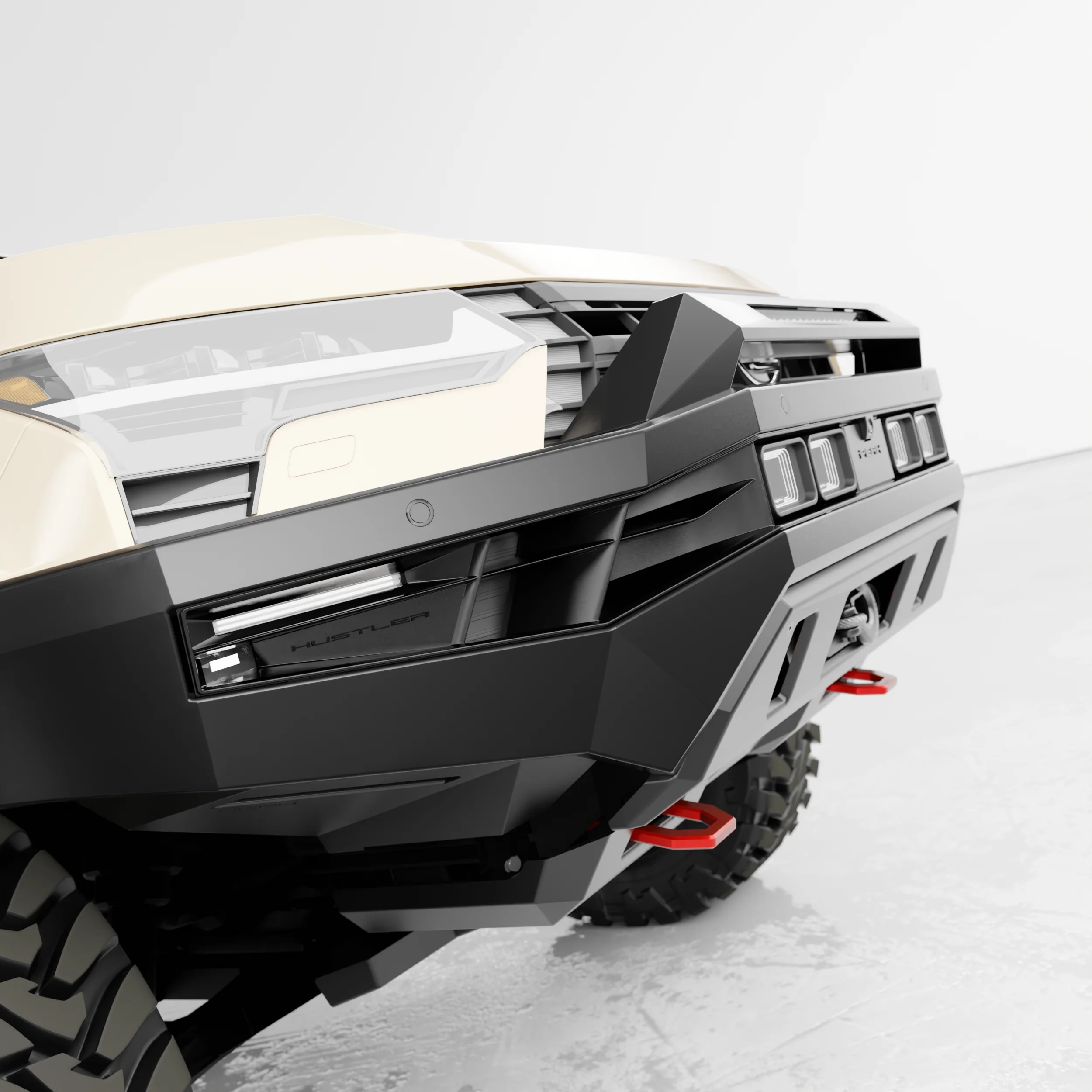 PEAK GX1 Hustler Bull Bar for Lexus GX550 | Dakar - Light Bar Edition - Image 11