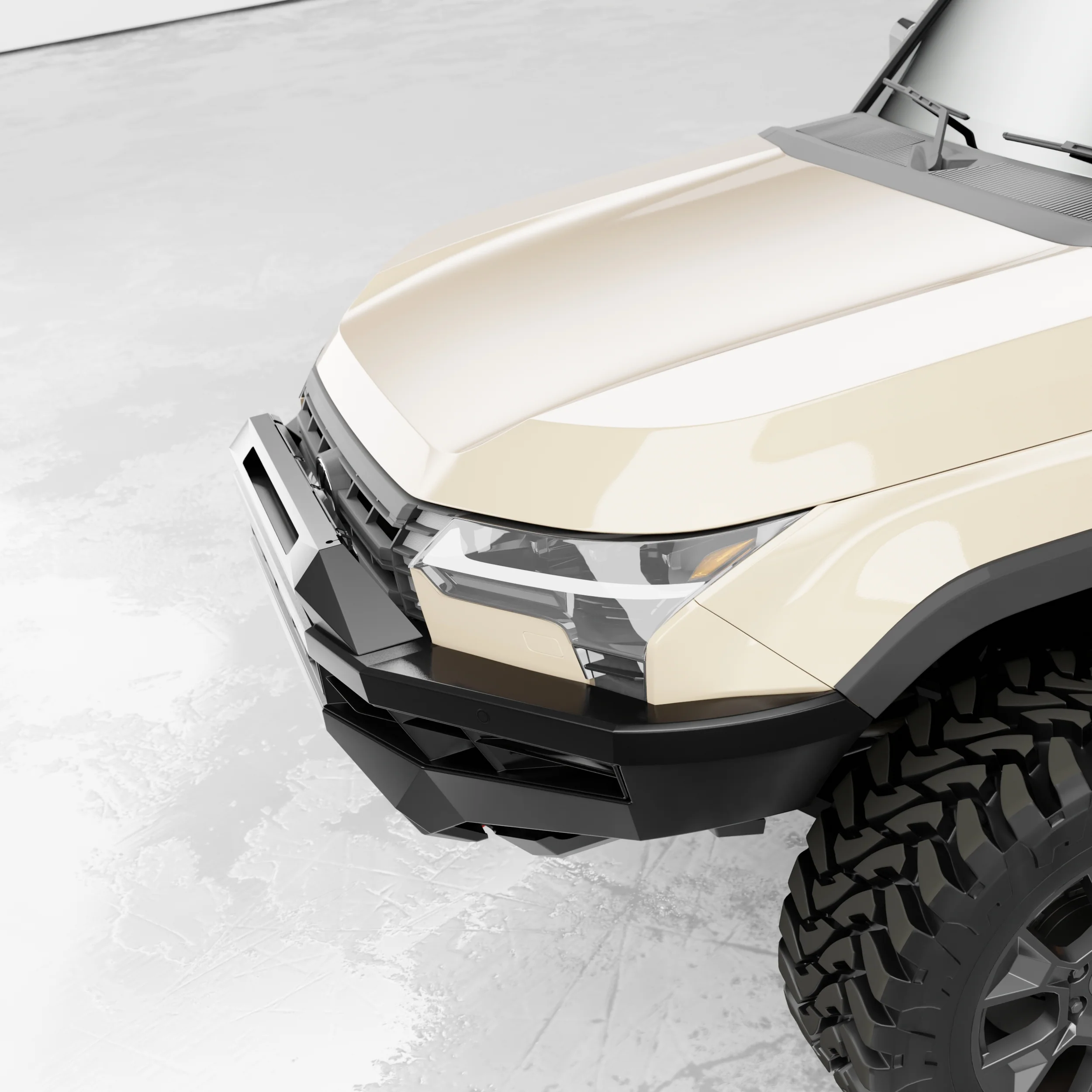 PEAK GX1 Hustler Bull Bar for Lexus GX550 | Dakar - Light Bar Edition - Image 8