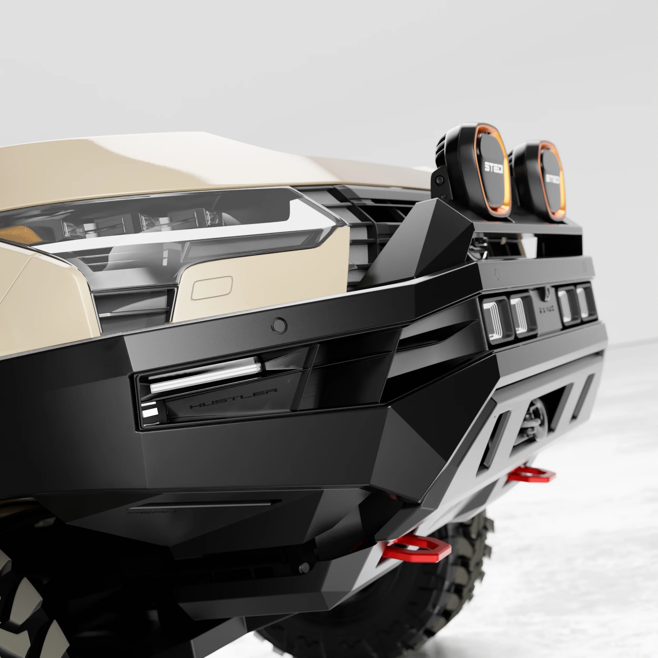 PEAK GX1 Hustler Bull Bar for Lexus GX550 | Dakar - Type X EVO - Image 11