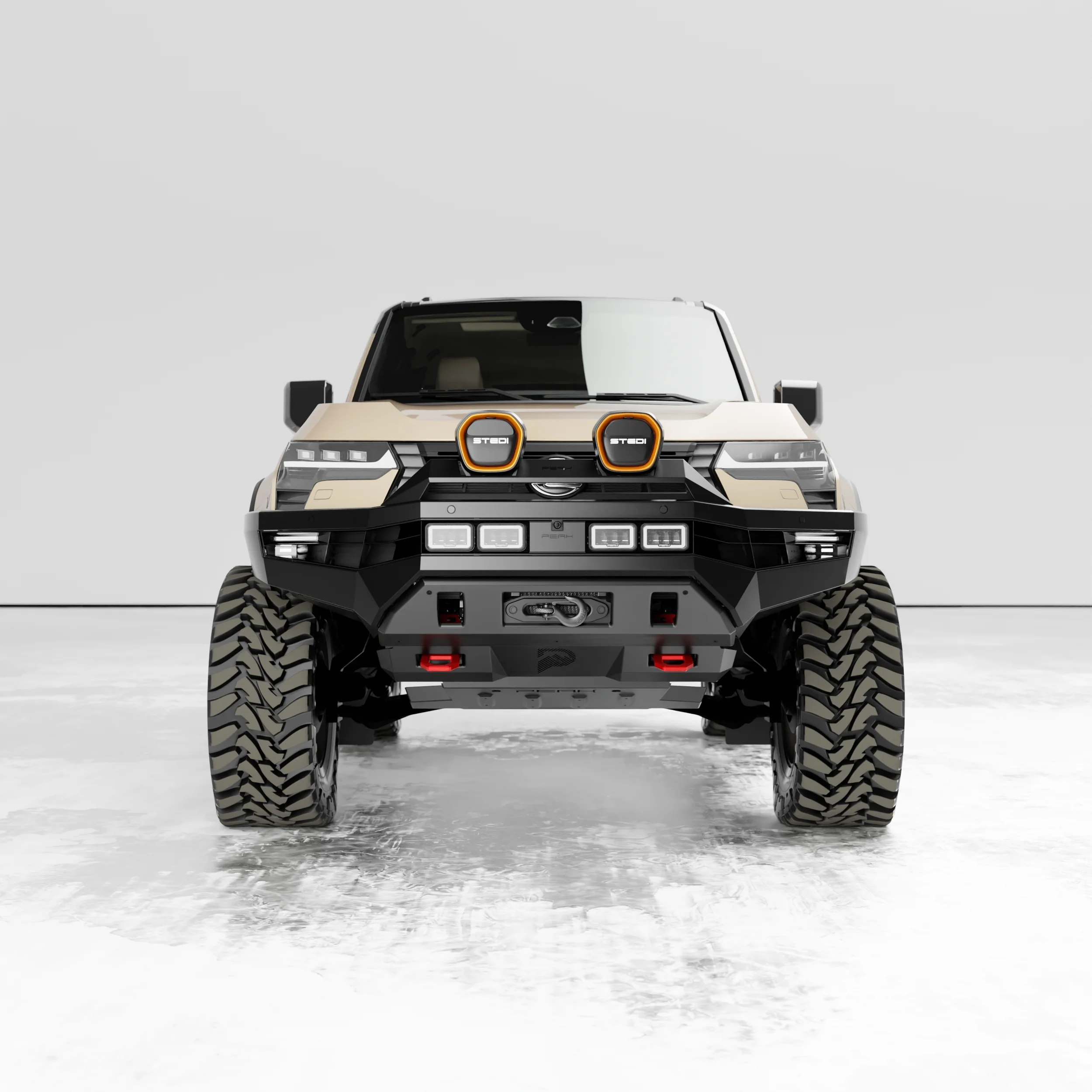 PEAK GX1 Hustler Bull Bar for Lexus GX550 | Dakar - Type X EVO - Image 6