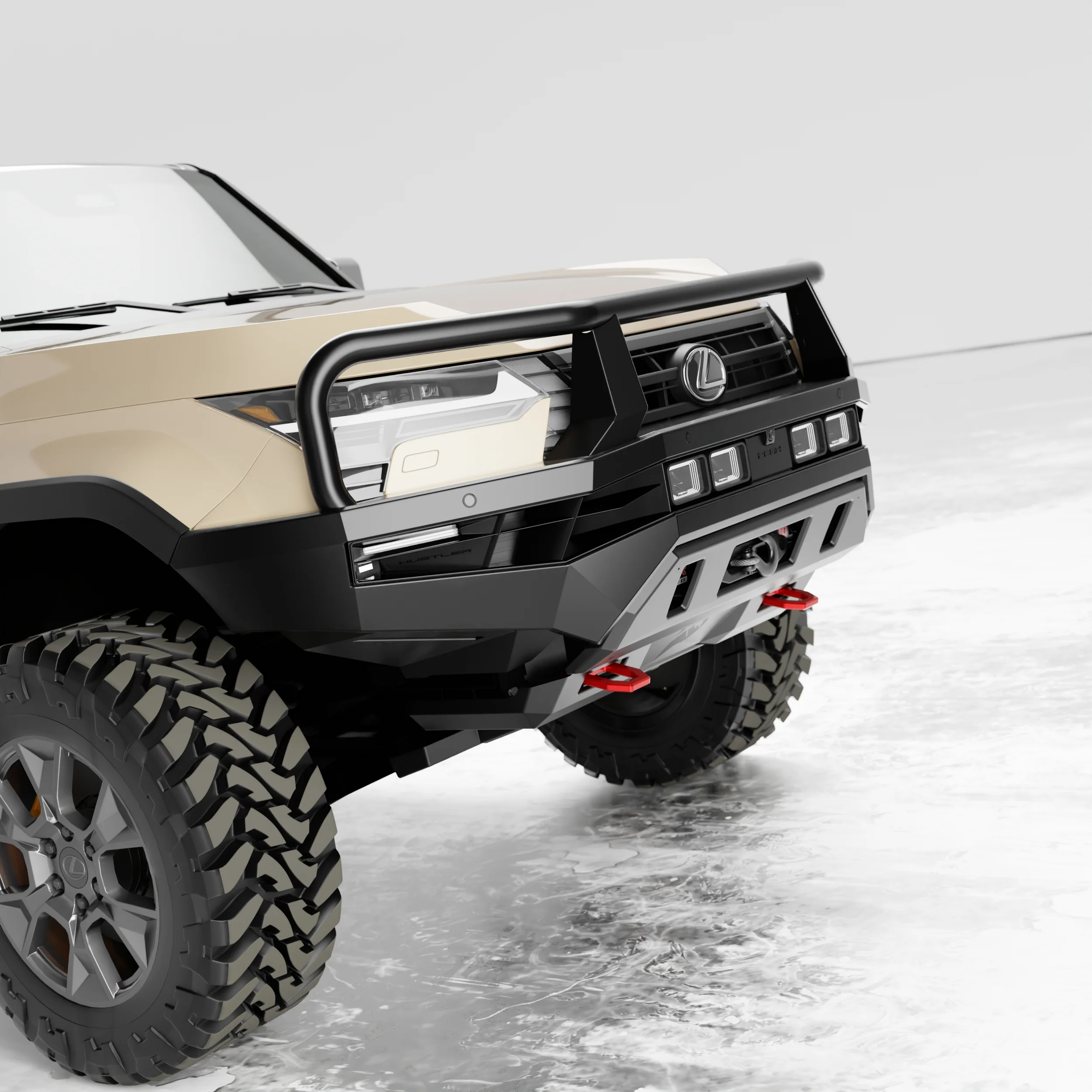 PEAK GX1 Hustler Bull Bar for Lexus GX550 | Triple Loop - Image 7
