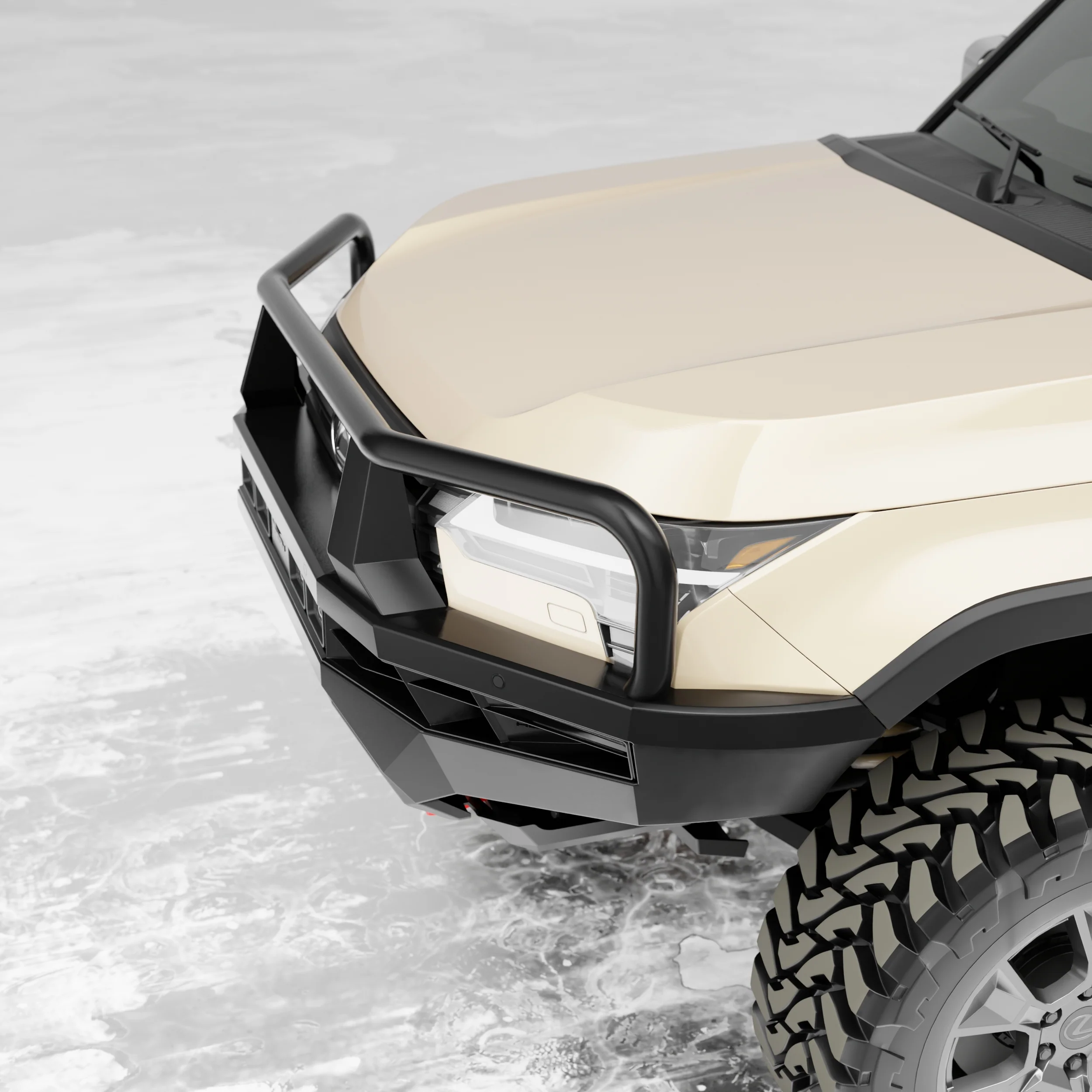 PEAK GX1 Hustler Bull Bar for Lexus GX550 | Triple Loop - Image 8
