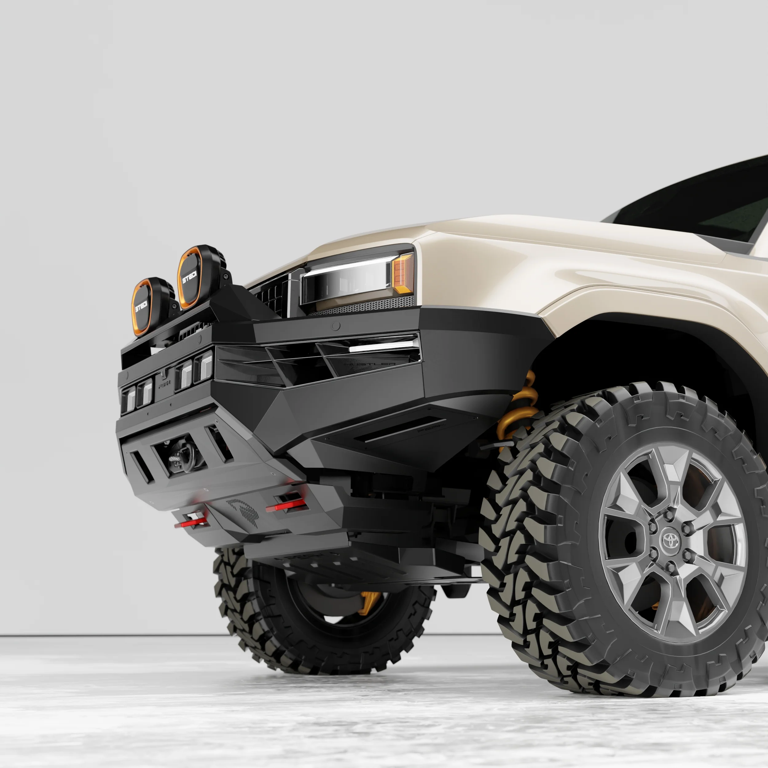 PEAK LC1 Hustler Bull Bar for Toyota Landcruiser Prado 250 | Dakar - Type X EVO - Image 4