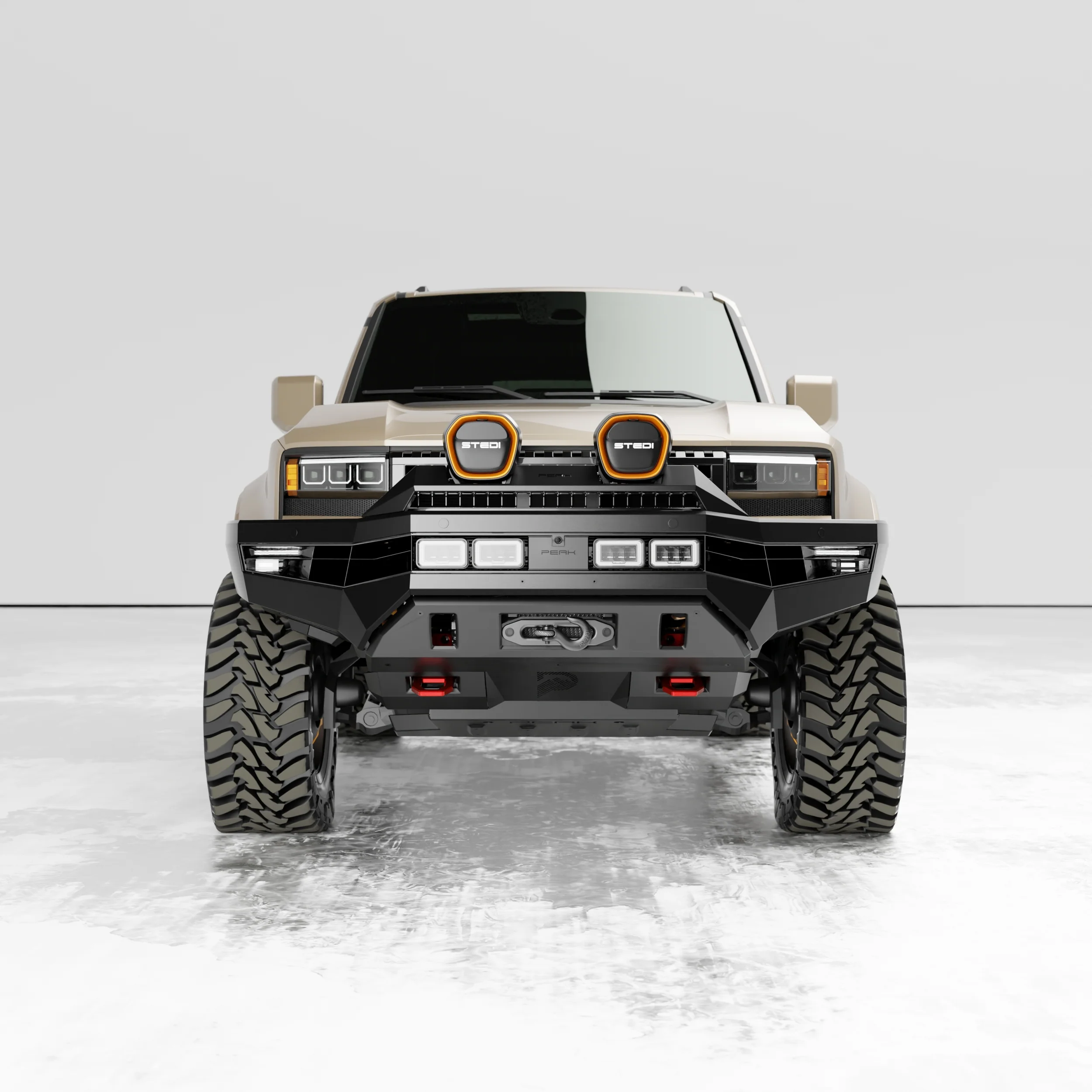 PEAK LC1 Hustler Bull Bar for Toyota Landcruiser Prado 250 | Dakar - Type X EVO - Image 5